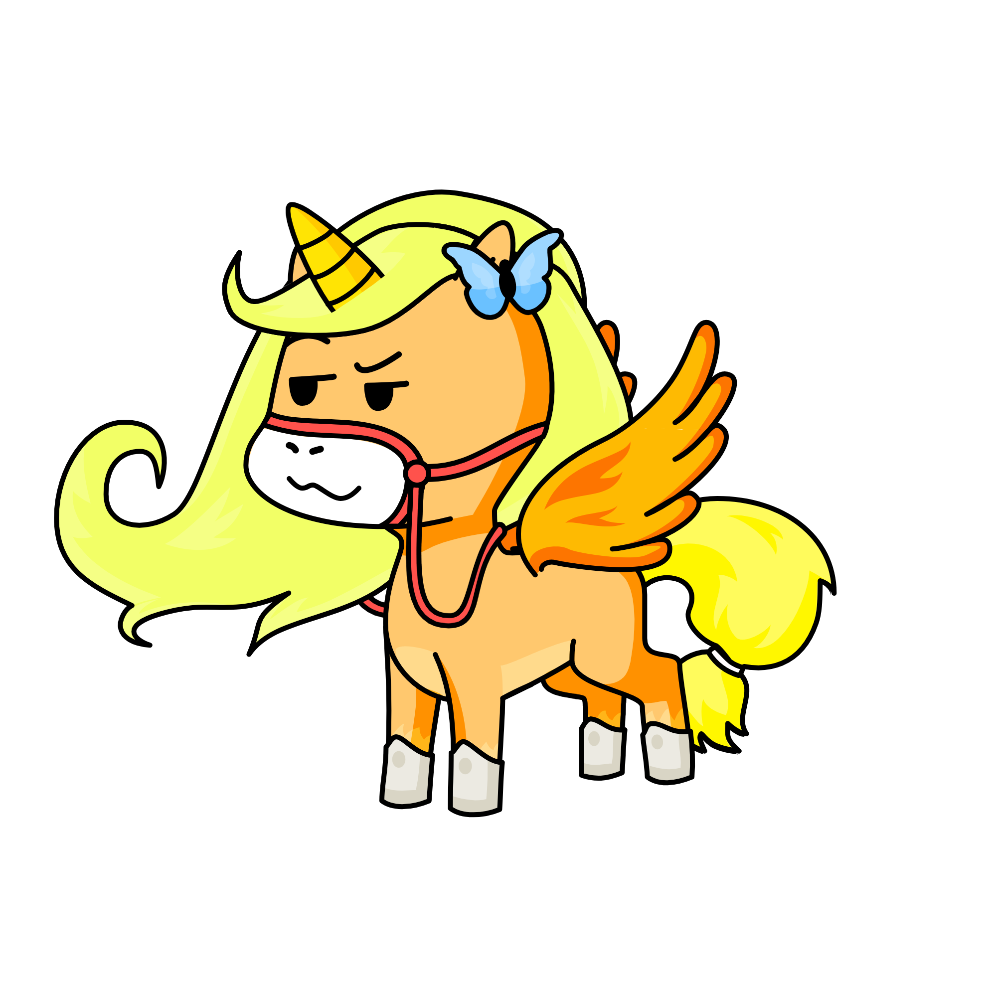 puffstuffbutt, the unicorn