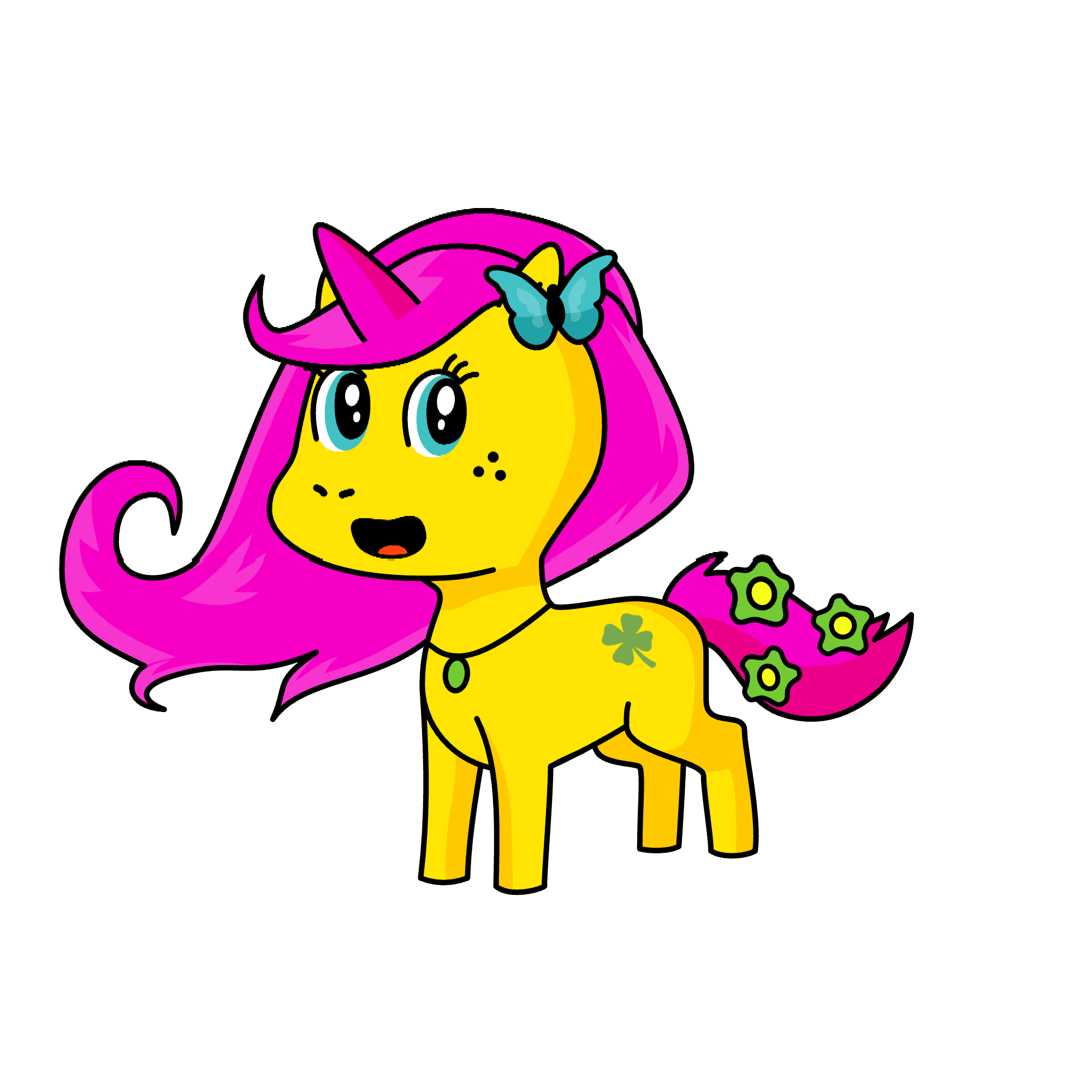 Futtershy mas não asas, the unicorn