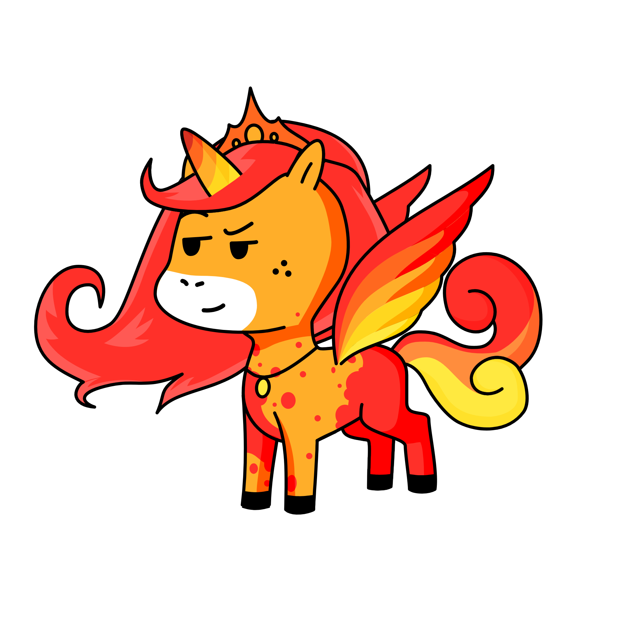 Flamethrower, the unicorn