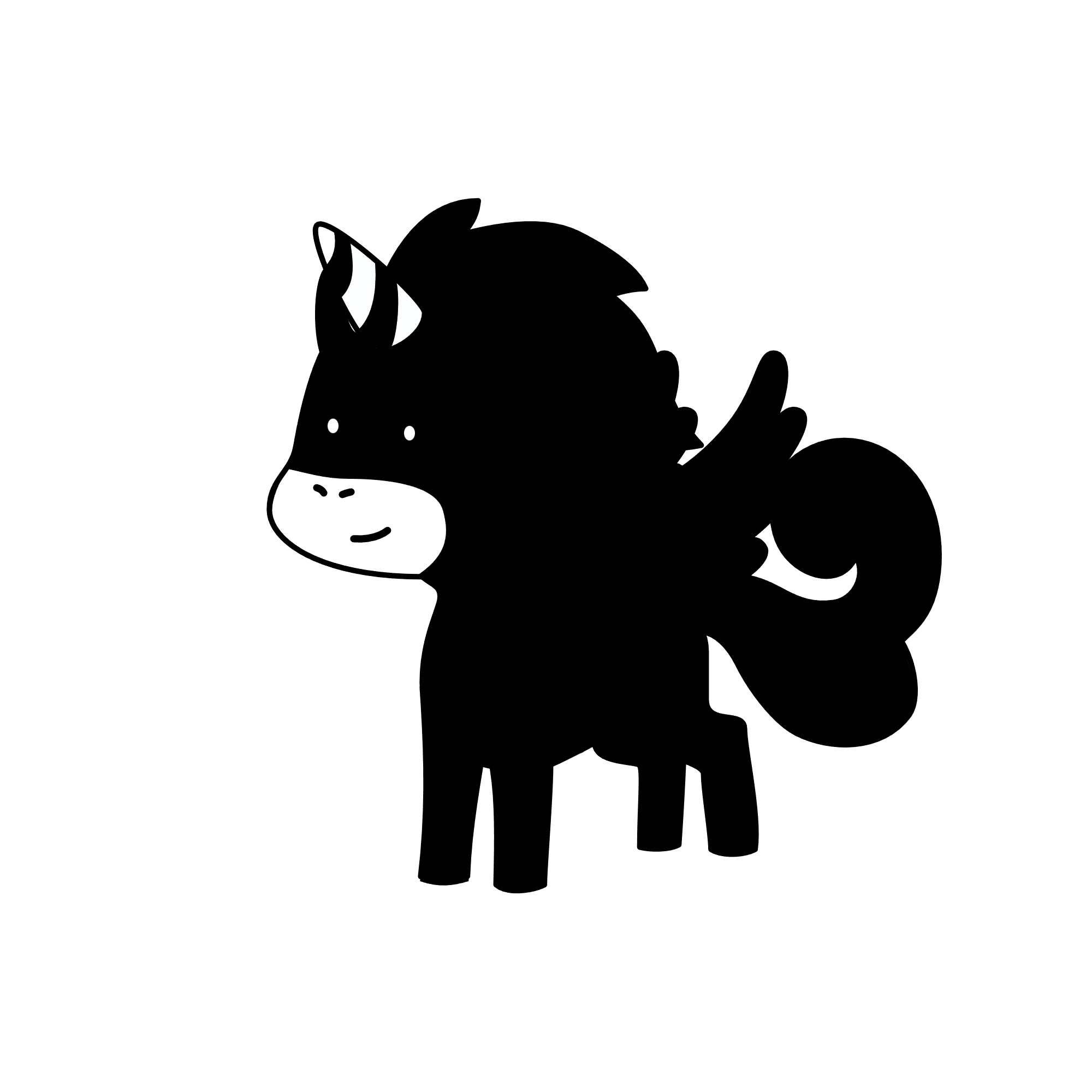 Emo, the unicorn