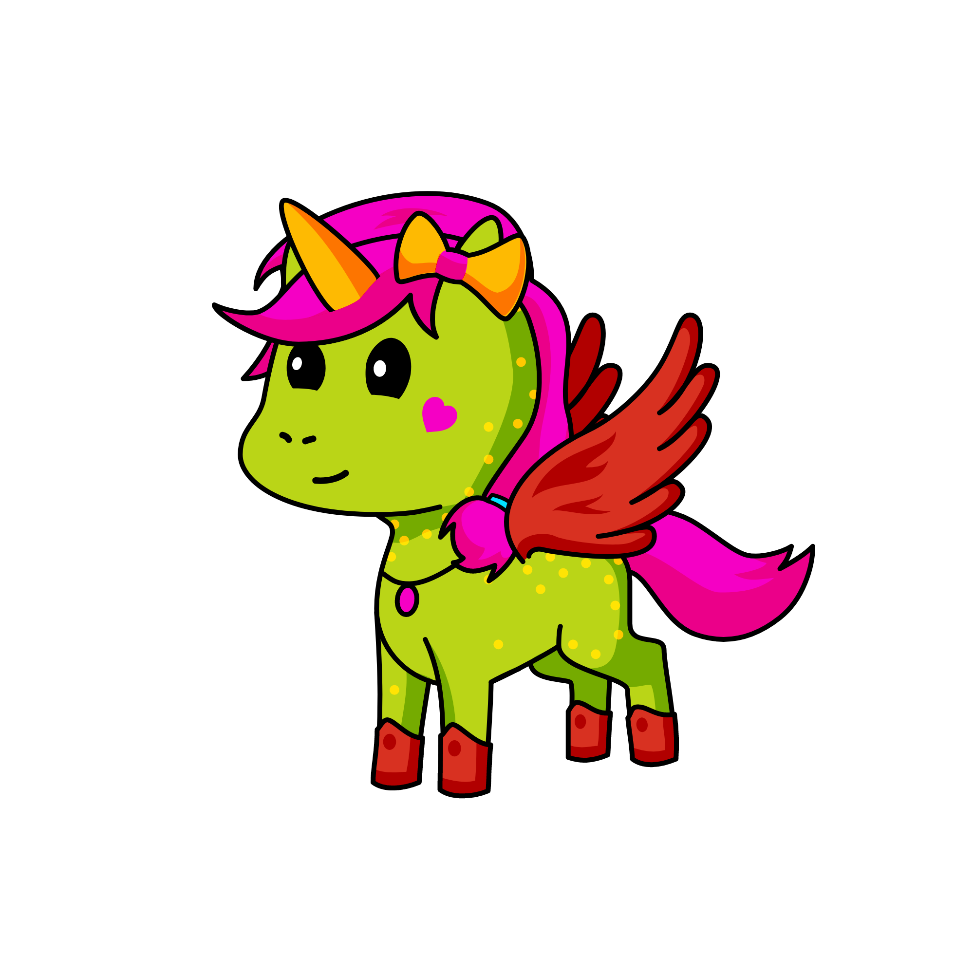Pretty, the unicorn