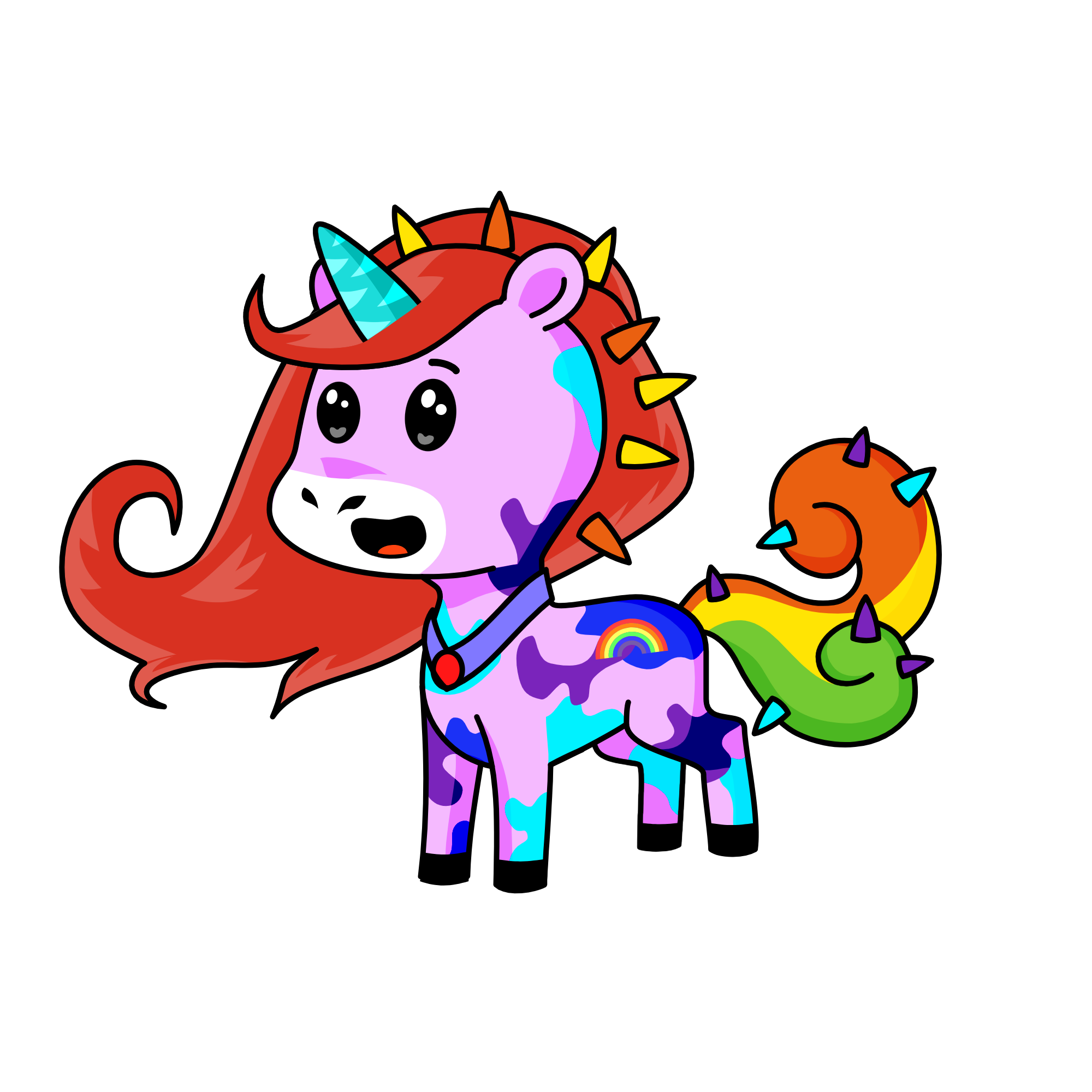 rainbow, the unicorn