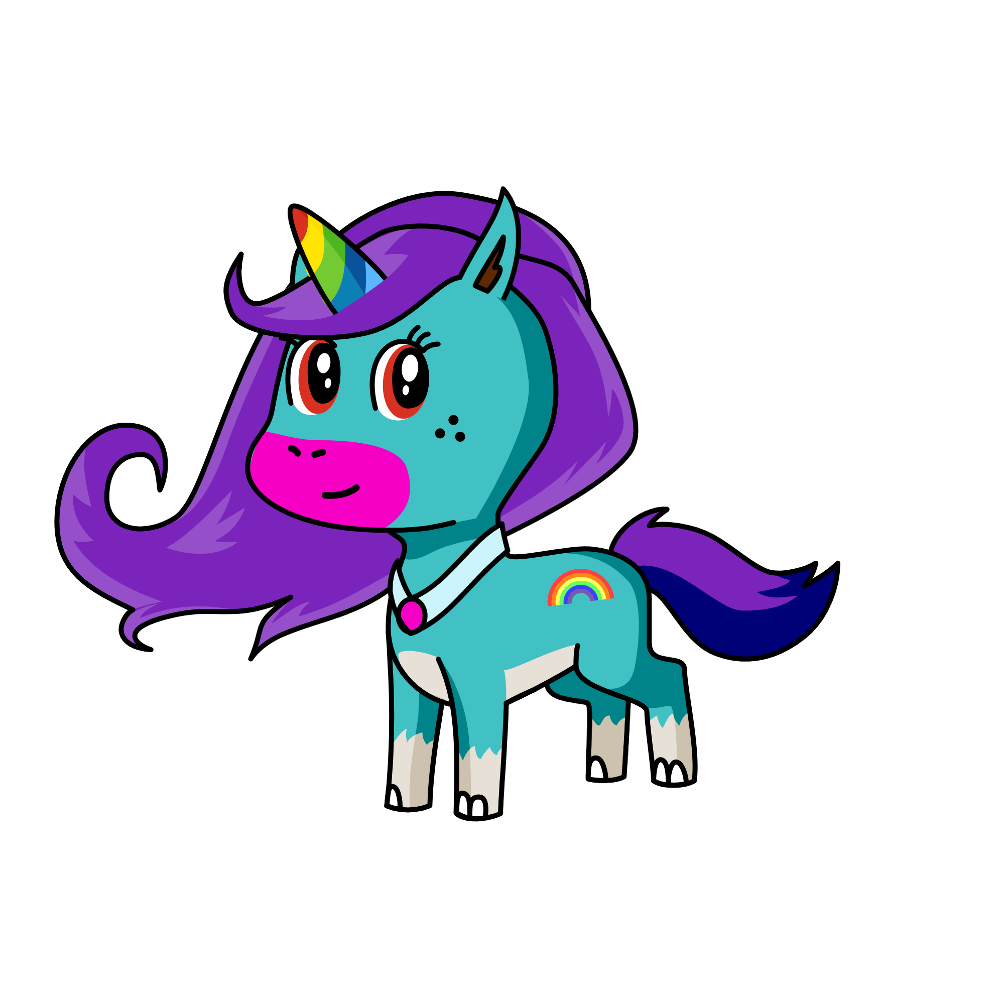 shiny, the unicorn
