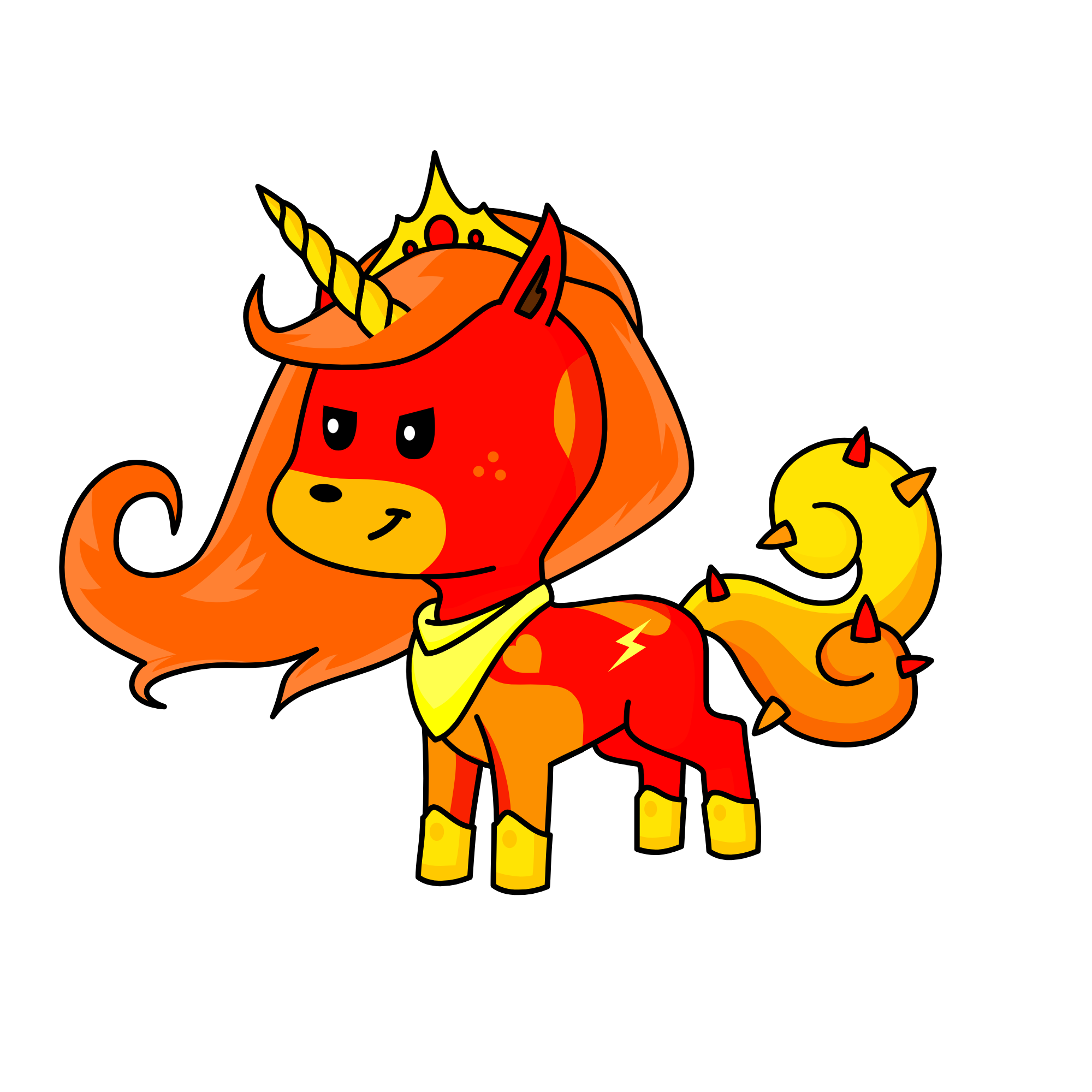 fire, the unicorn