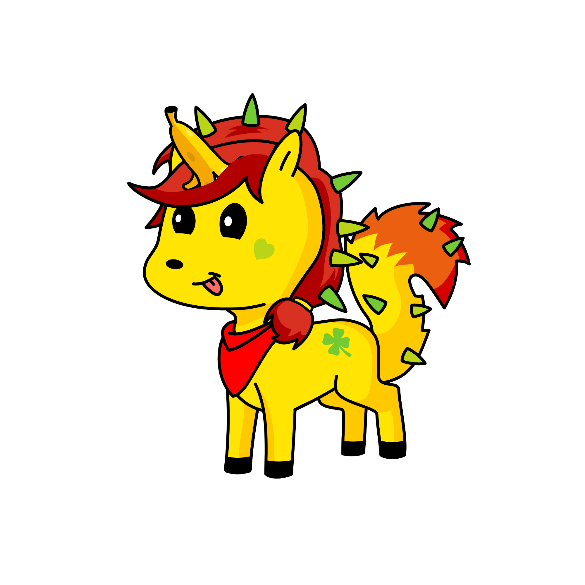 banana, the unicorn