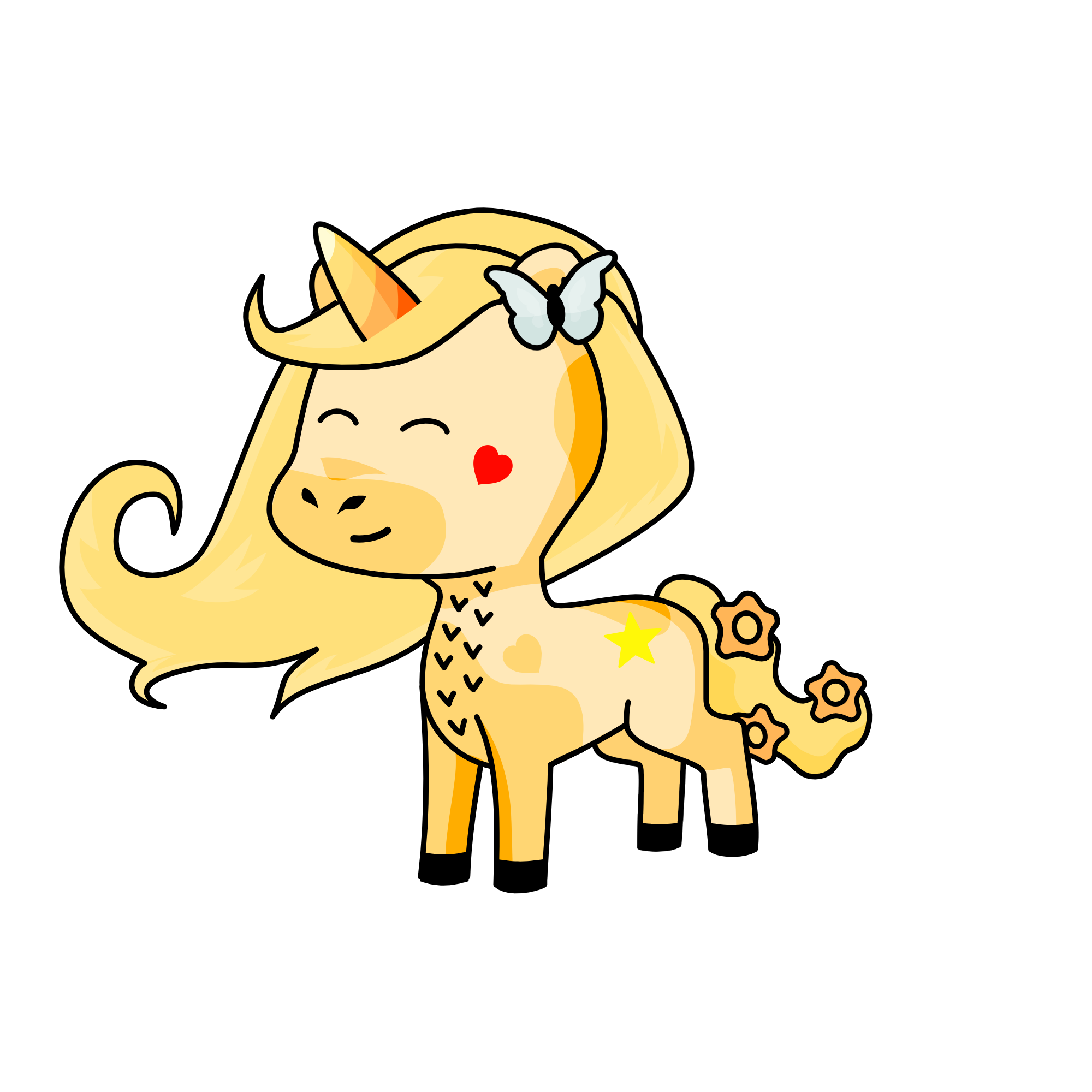 sandy, the unicorn