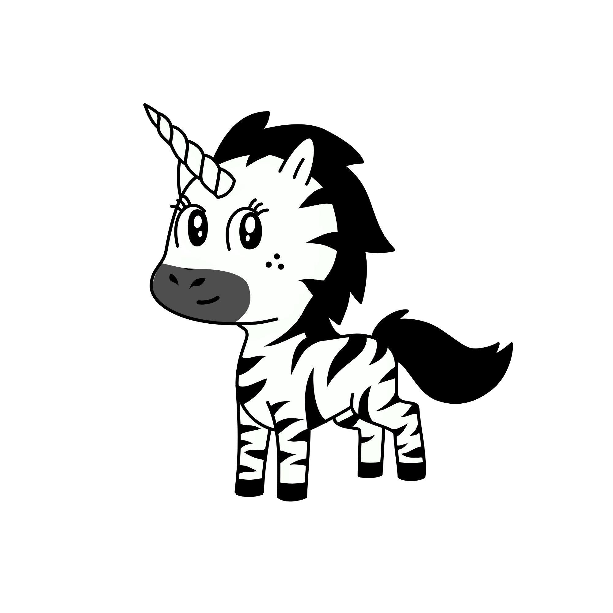 Zeeeeeebra, the unicorn