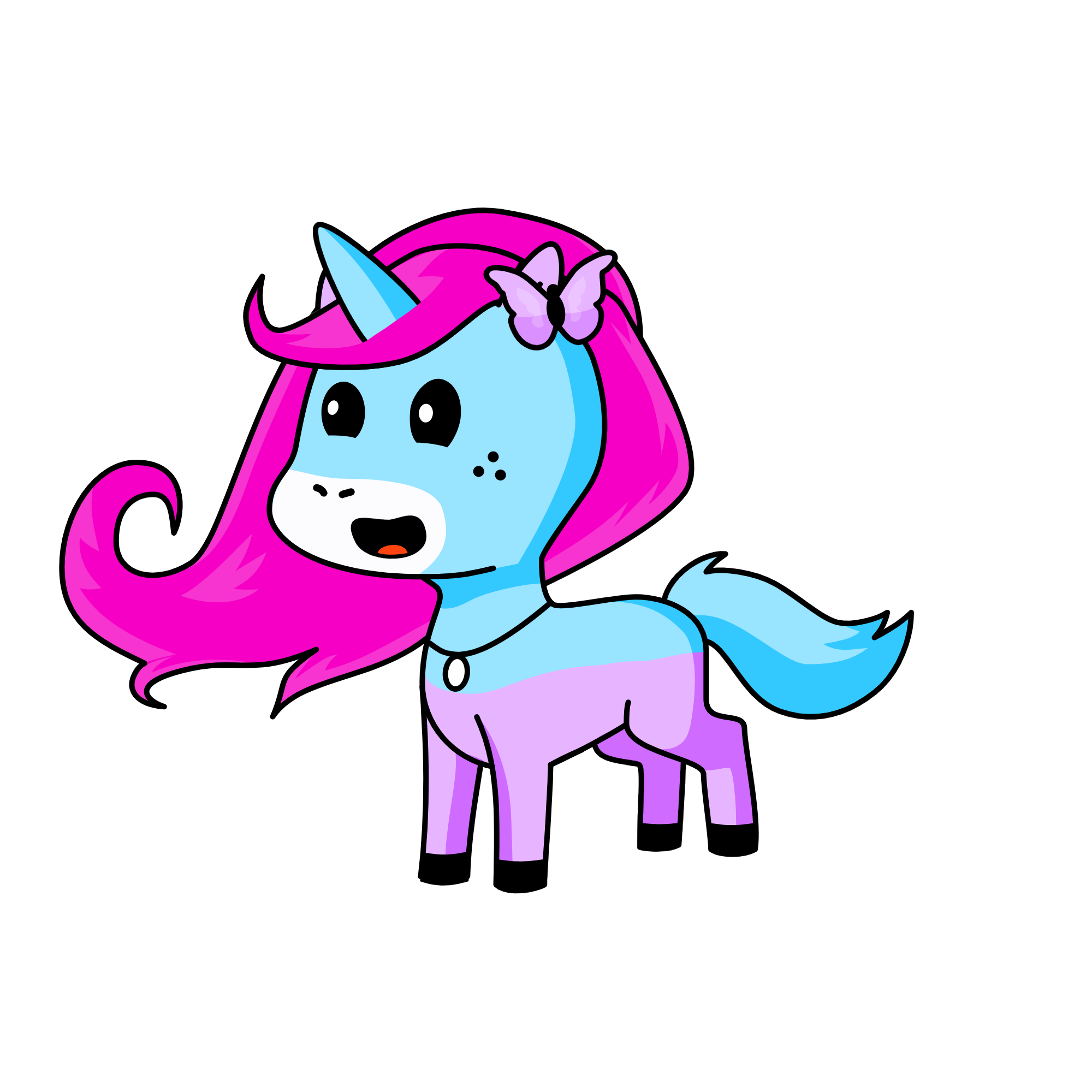 COTONCANDY, the unicorn