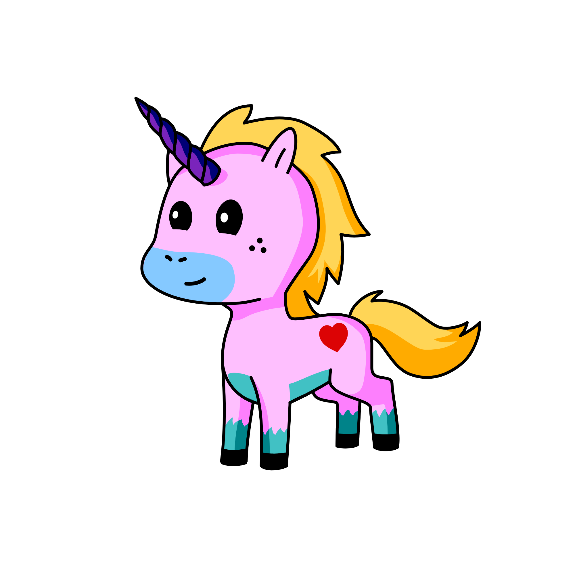 raimbow, the unicorn