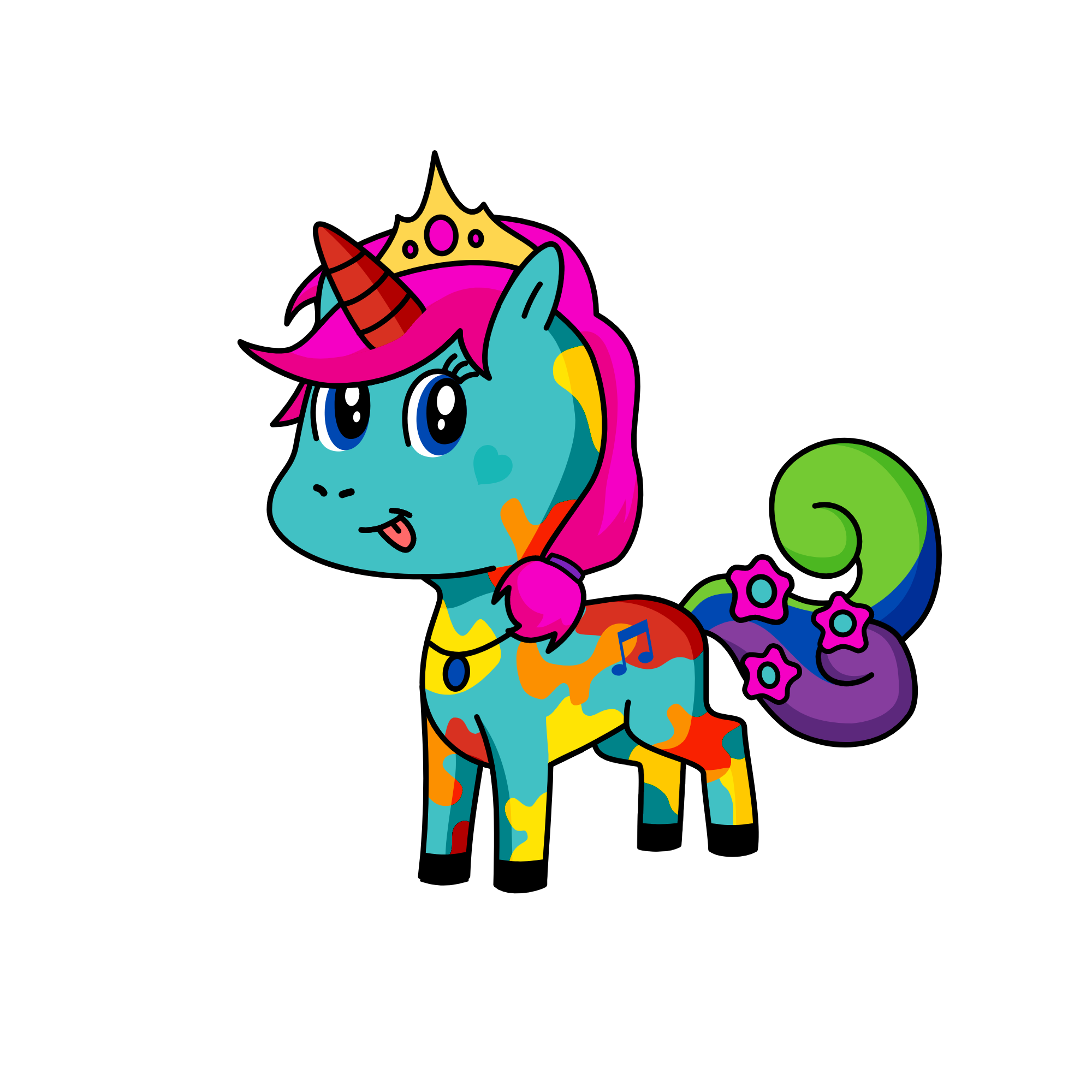 Willow Amethyst, the unicorn