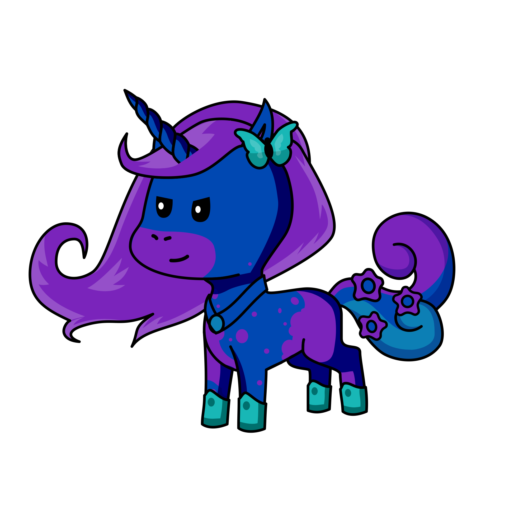 Galaxy, the unicorn