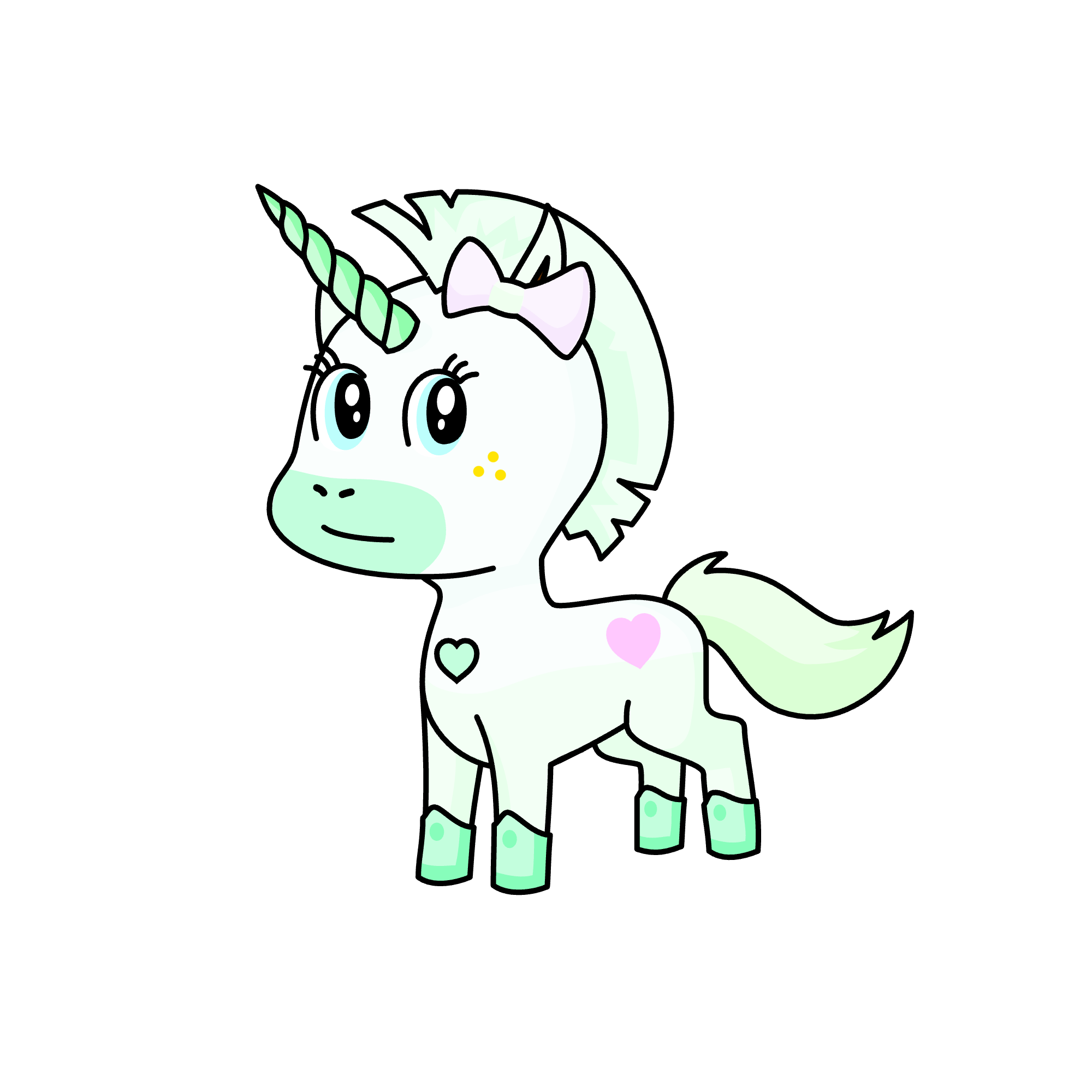 MintyManic, the unicorn
