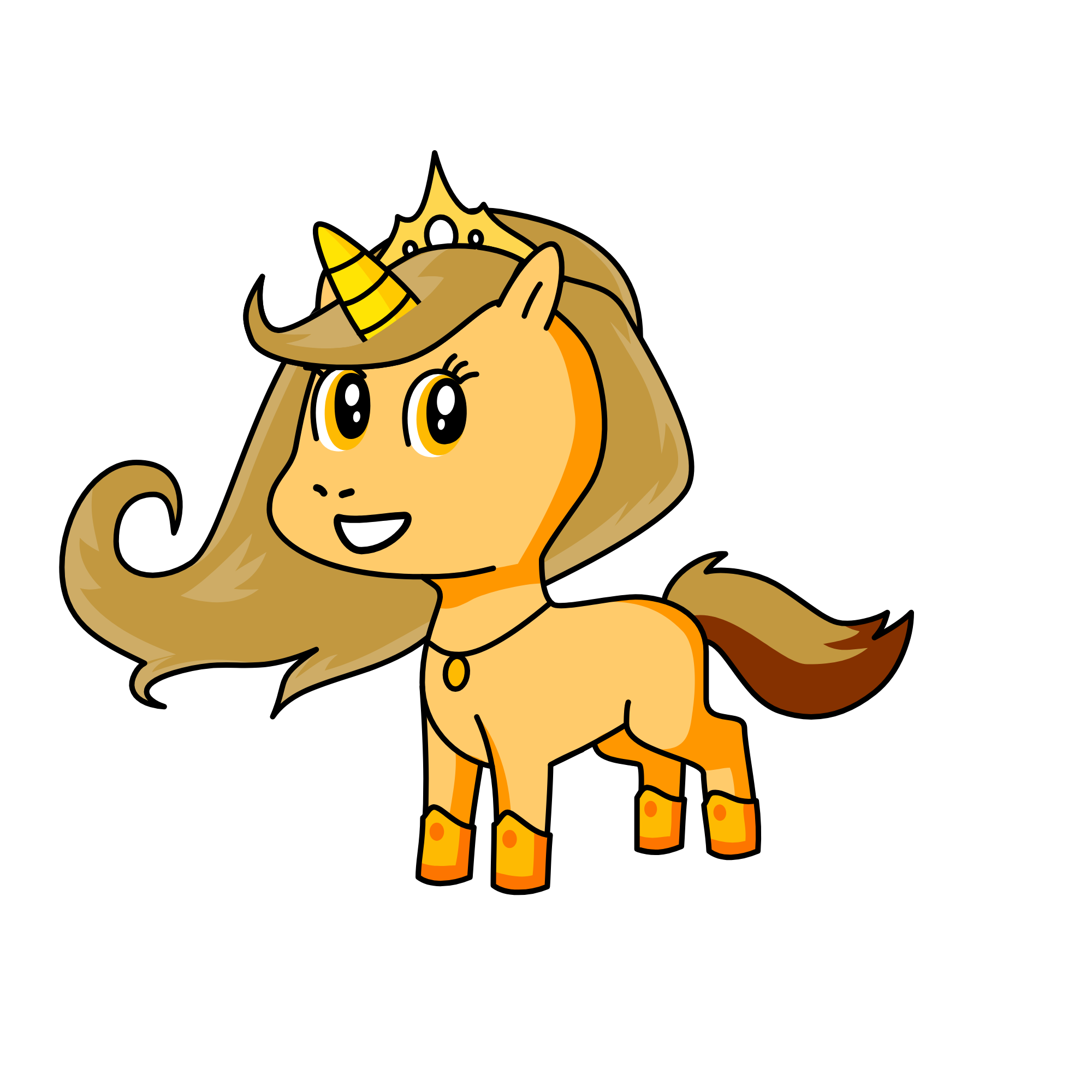 Goldenglare, the unicorn
