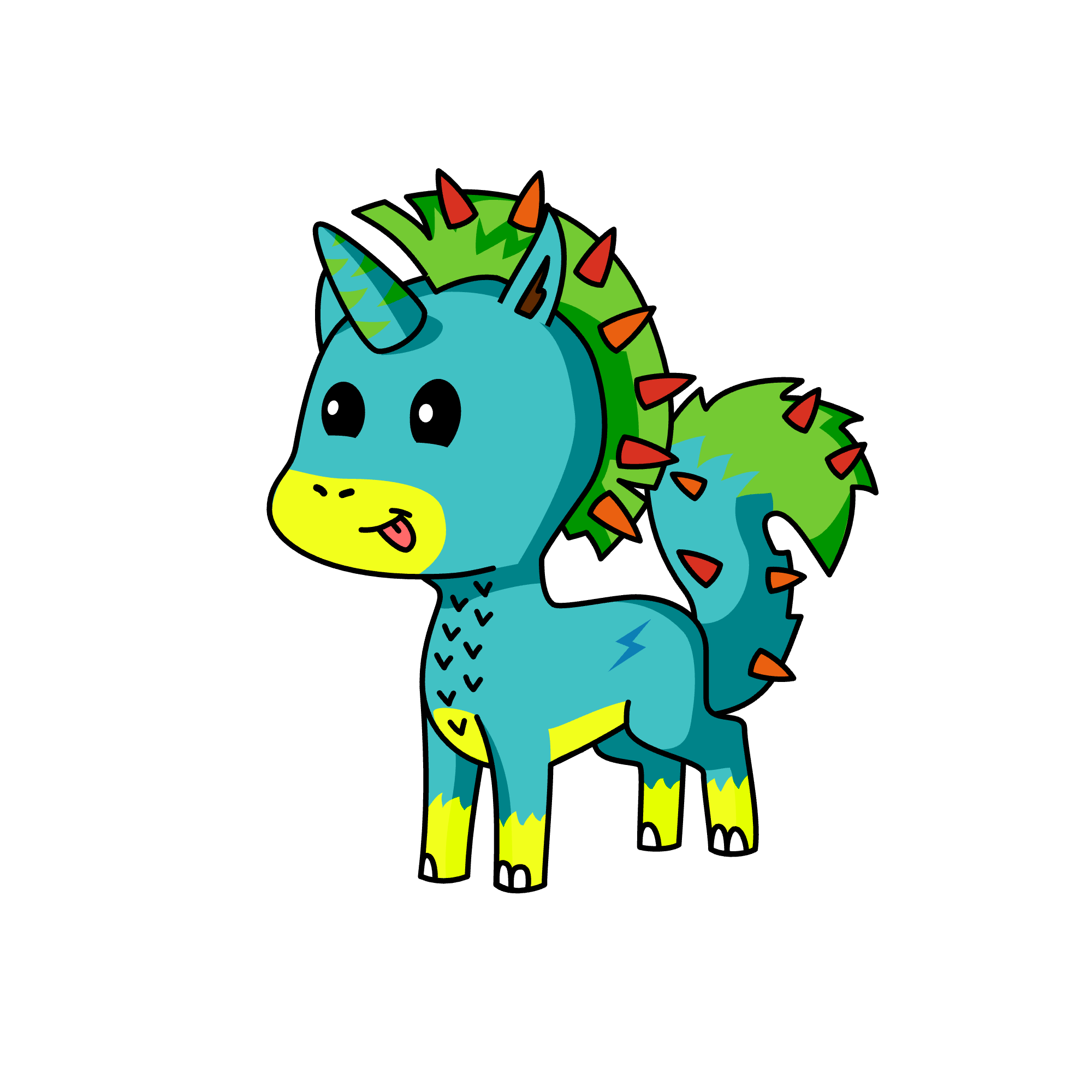 Scaly , the unicorn