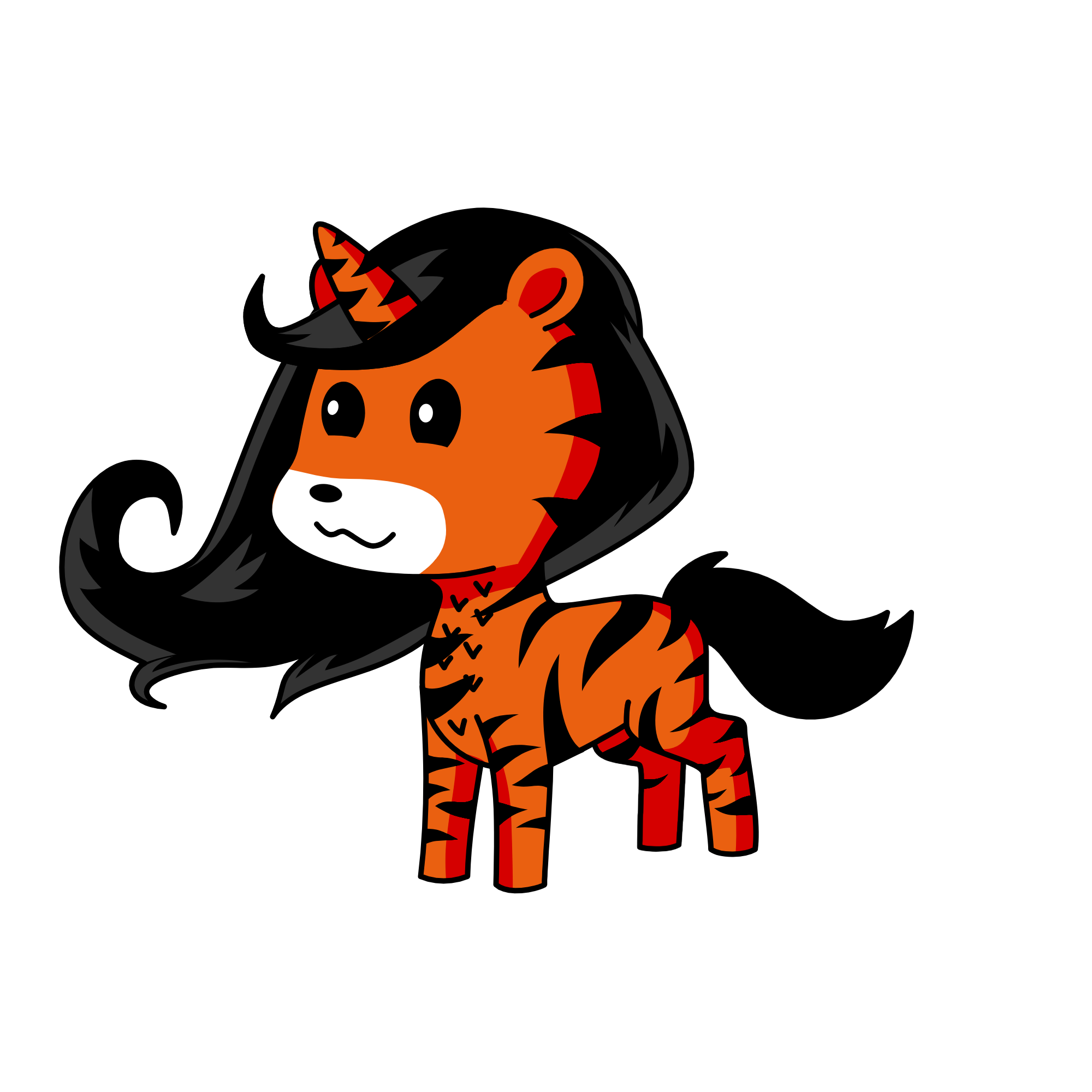 Tiger, the unicorn