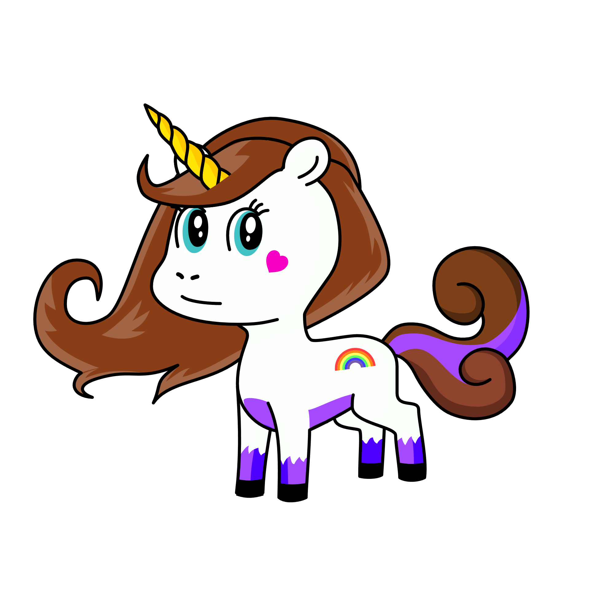 Violet , the unicorn