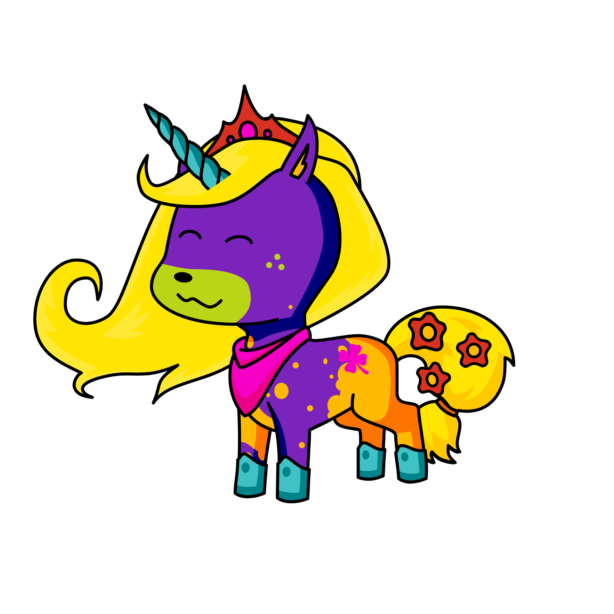 Glitter Shine, the unicorn