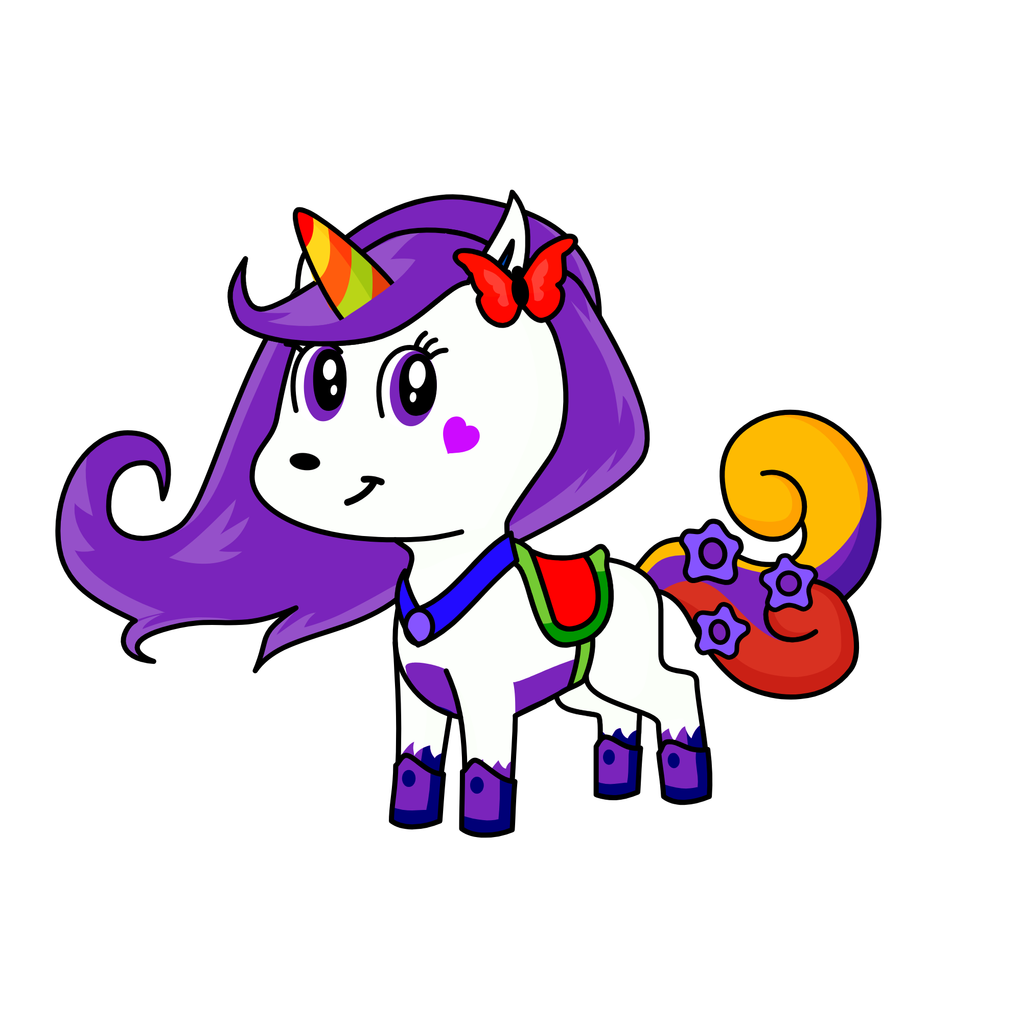 Slimmer, the unicorn