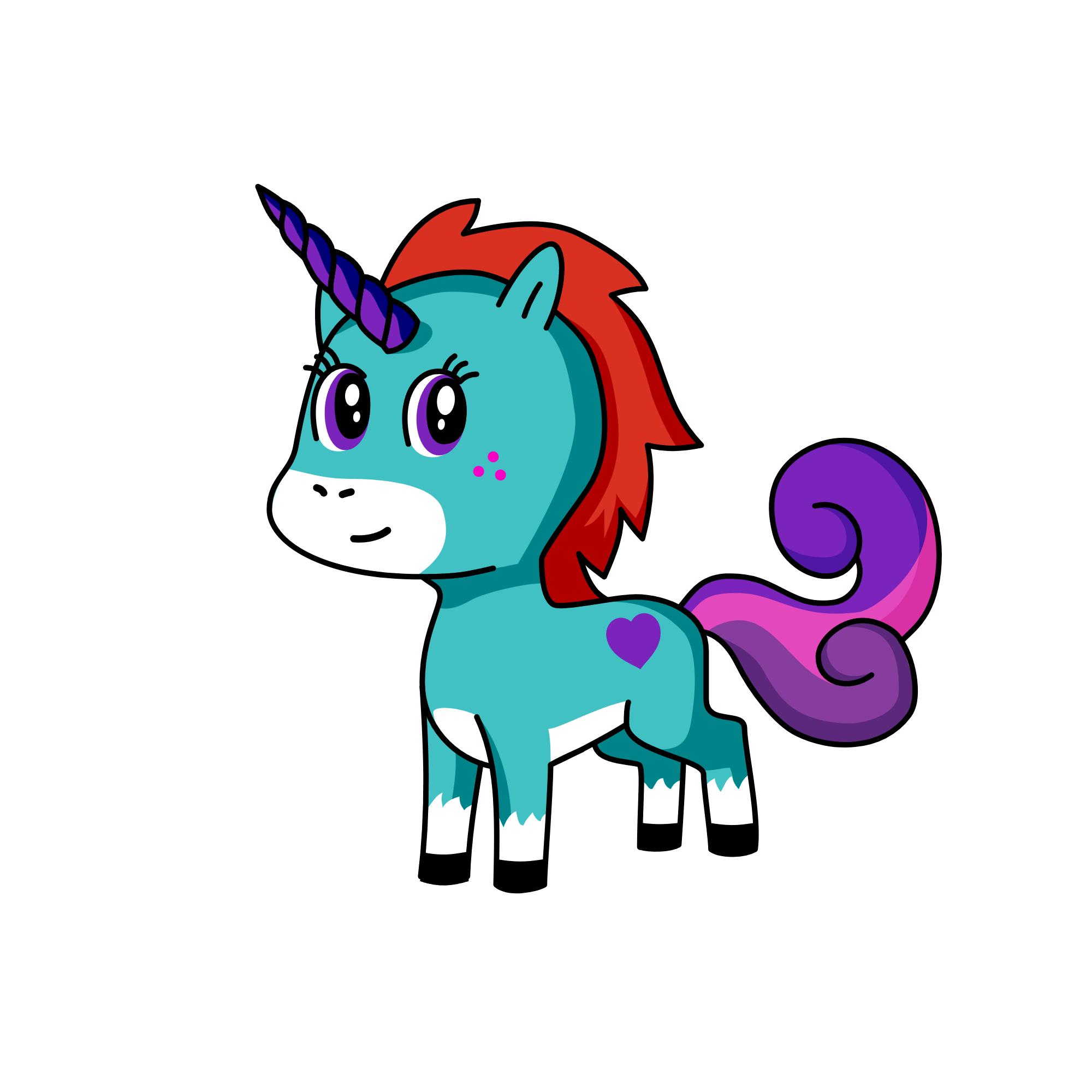 Rainbow Sparkles, the unicorn
