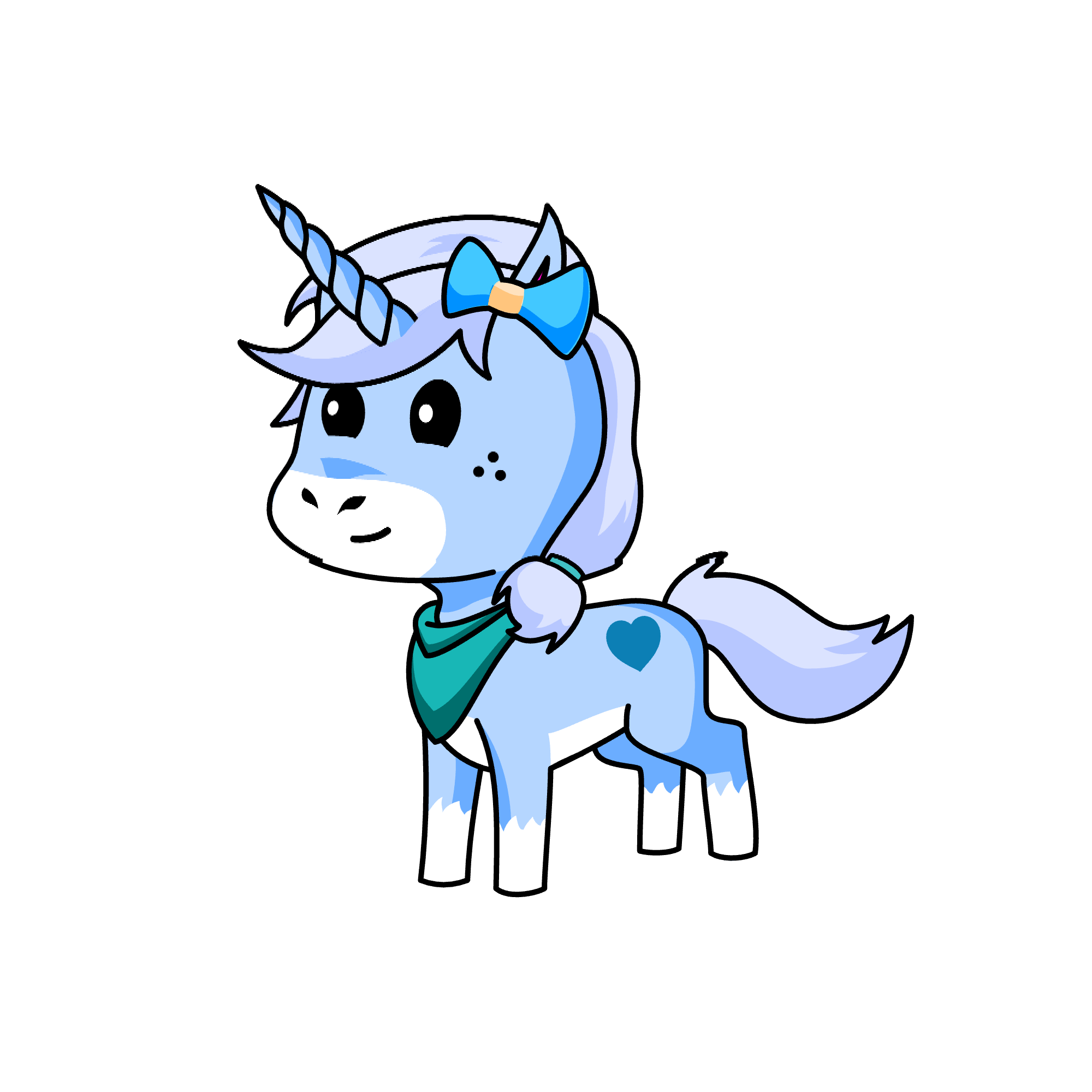 ❄️ Winter ❄️, the unicorn