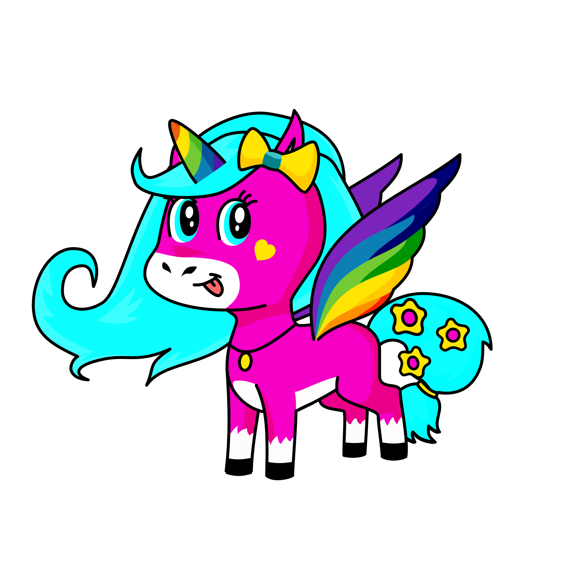 Princess Prisma, the unicorn