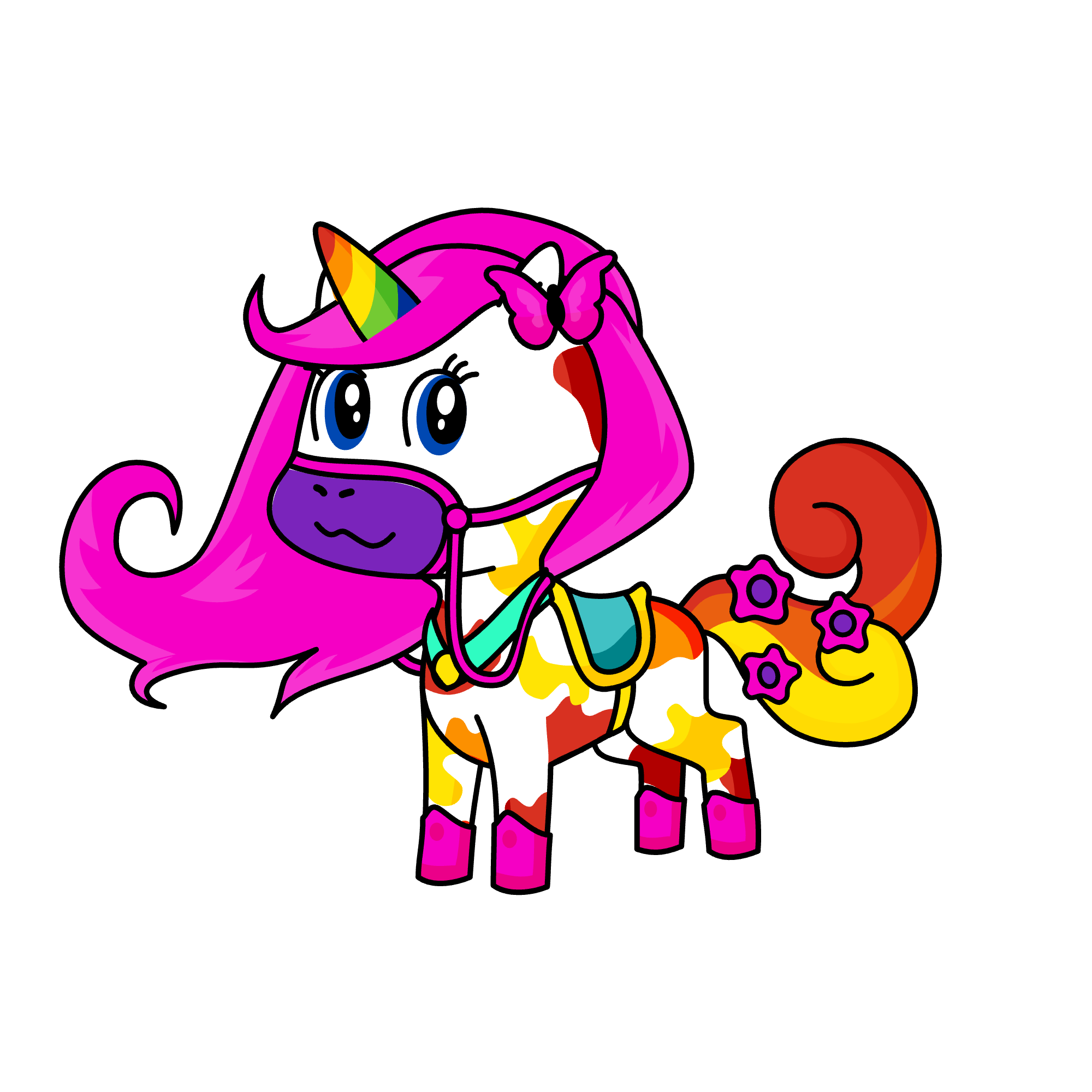 Cupcake cutie , the unicorn