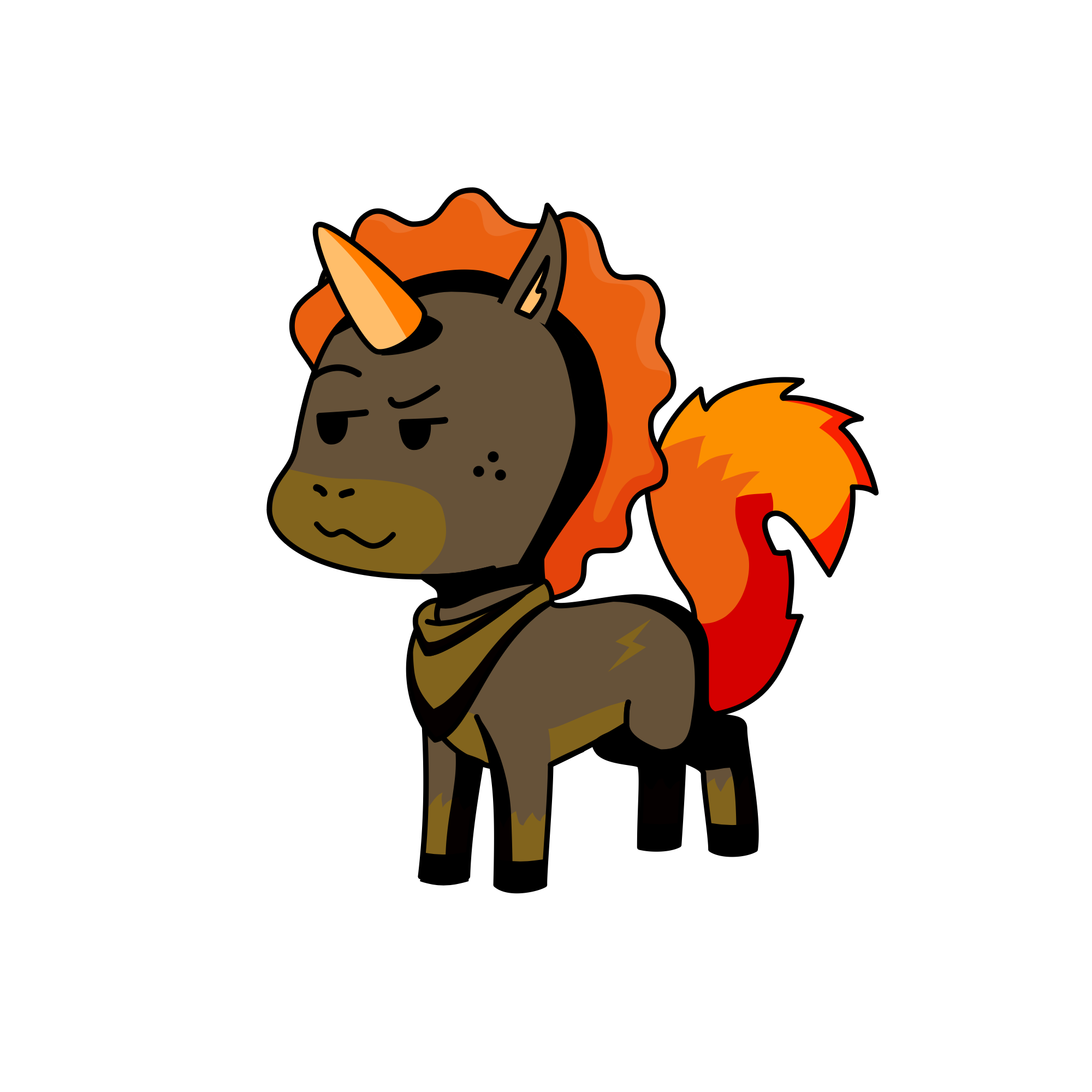 Brownie, the unicorn