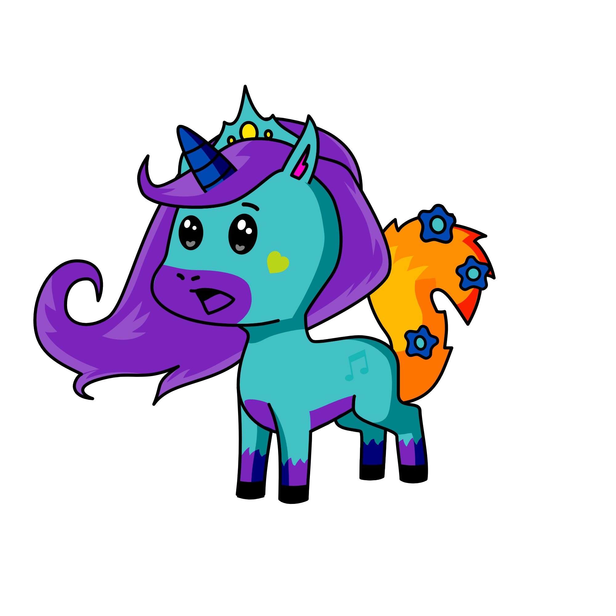 Tiara, the unicorn