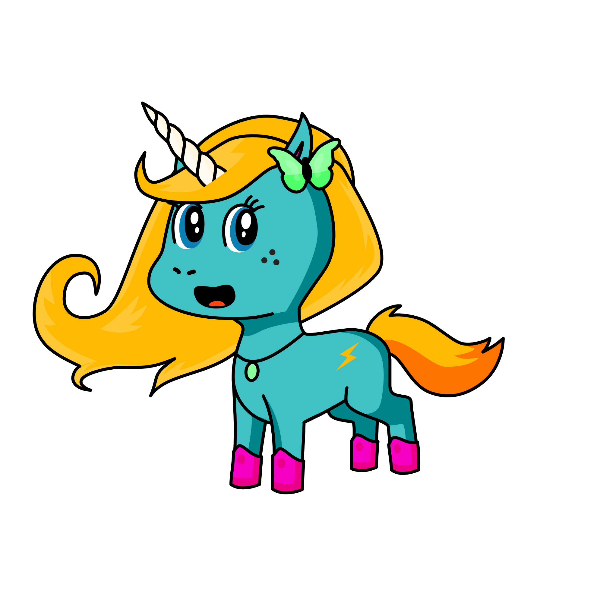 Marley Of The Night, the unicorn