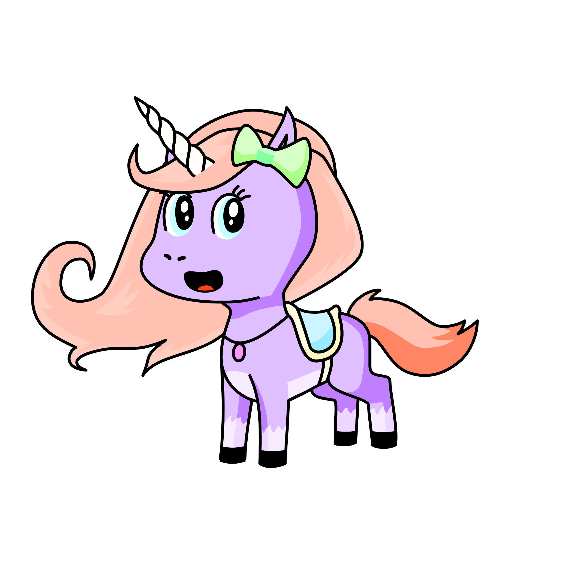 Pastel, the unicorn