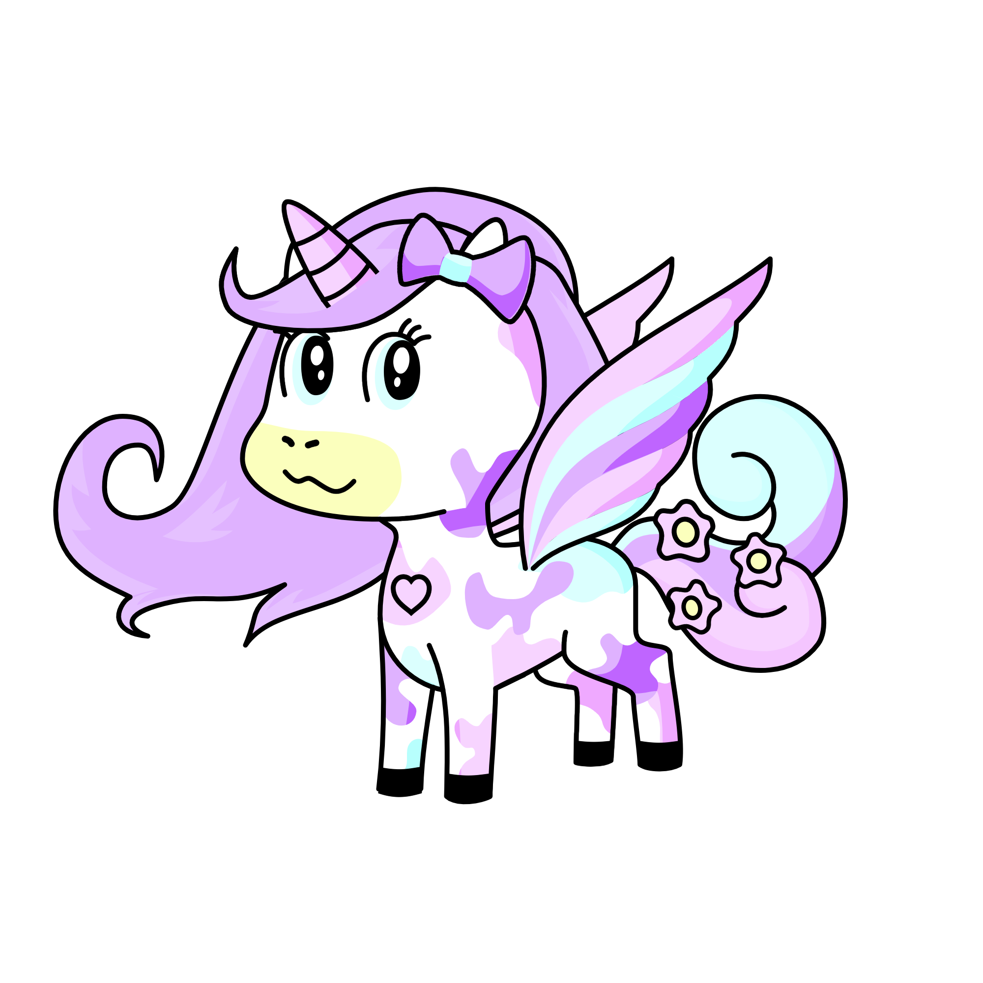 Tyuko kawaii-chan, the unicorn