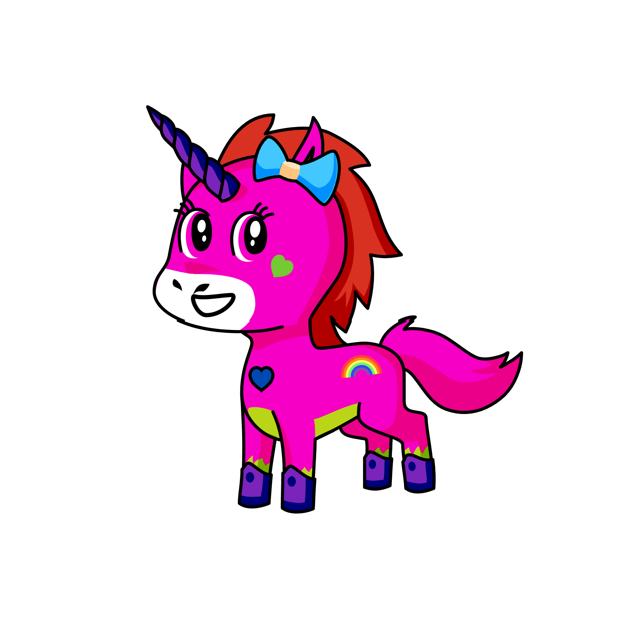 Pinkie pie, the unicorn