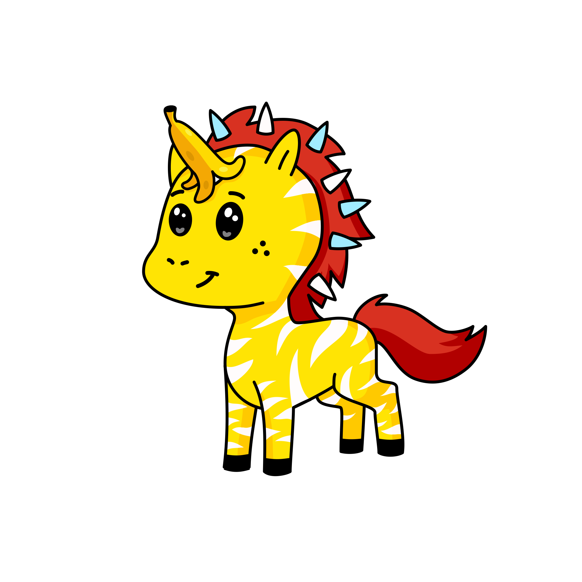 Ketchup and mustard, the unicorn