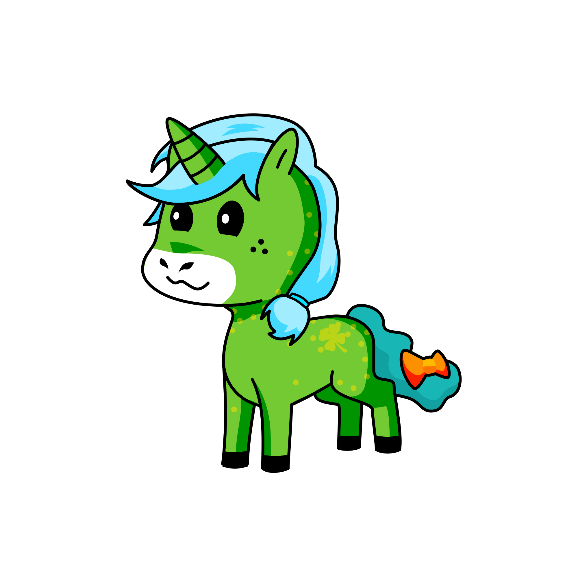 Lucky, the unicorn