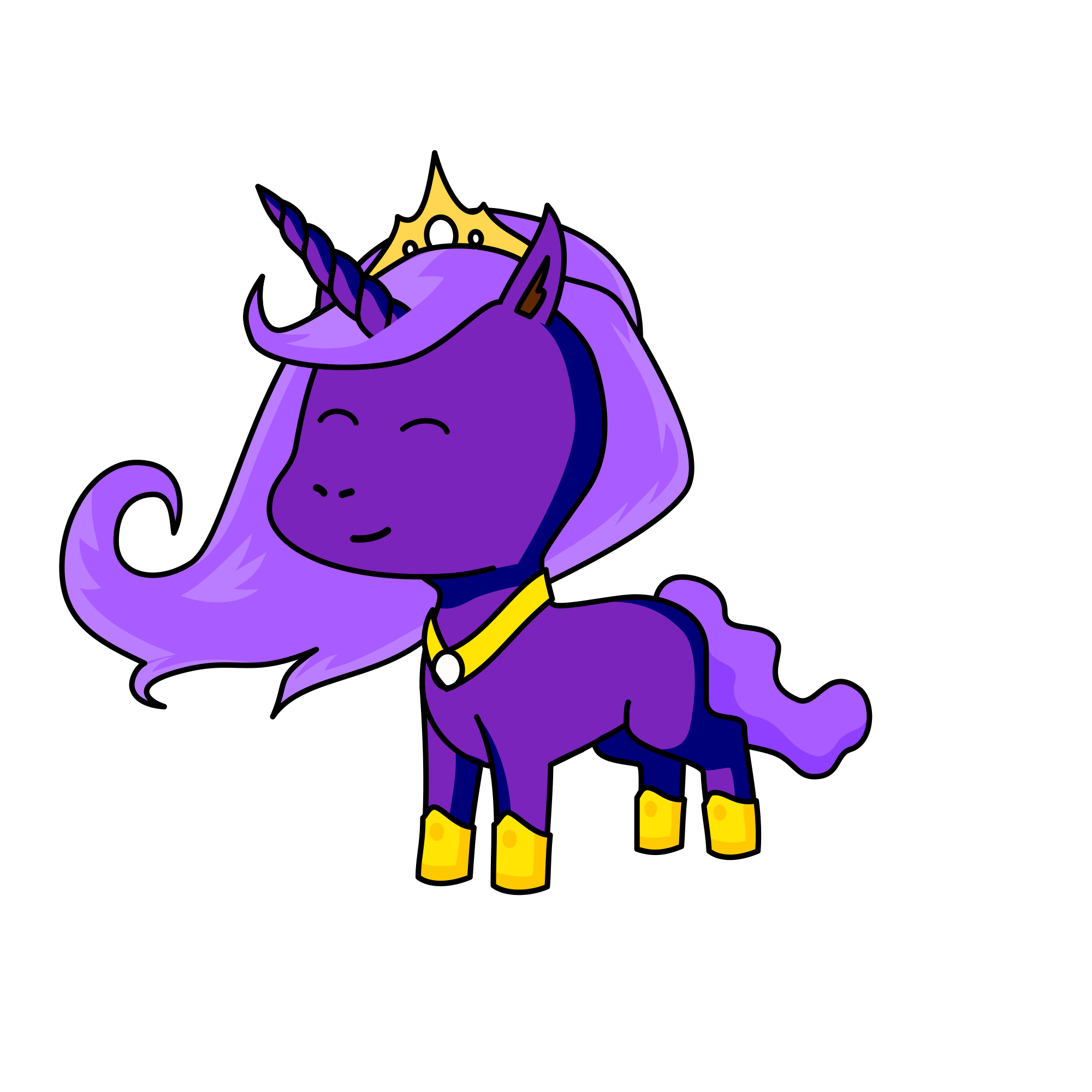 Princess nightwalker, the unicorn