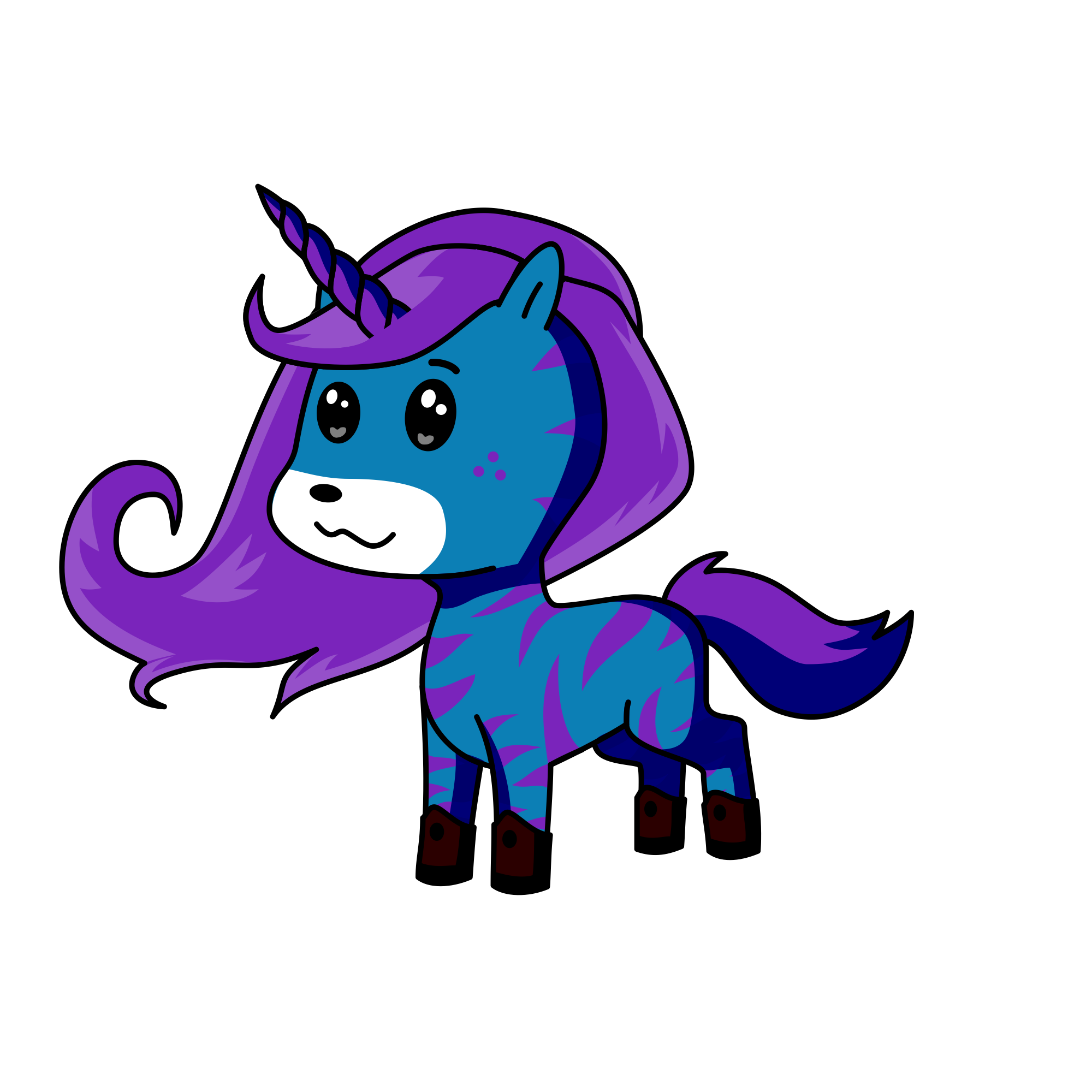Christmas Sparkle, the unicorn