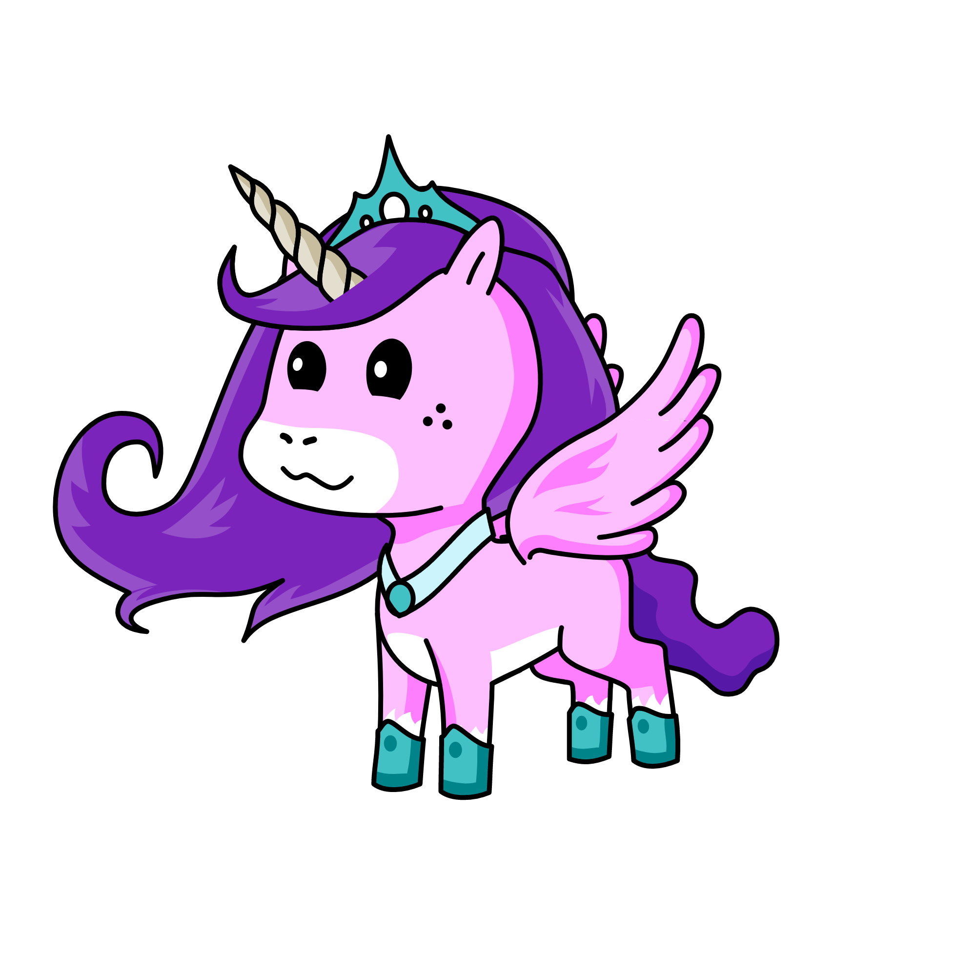 queen galaxie, the unicorn