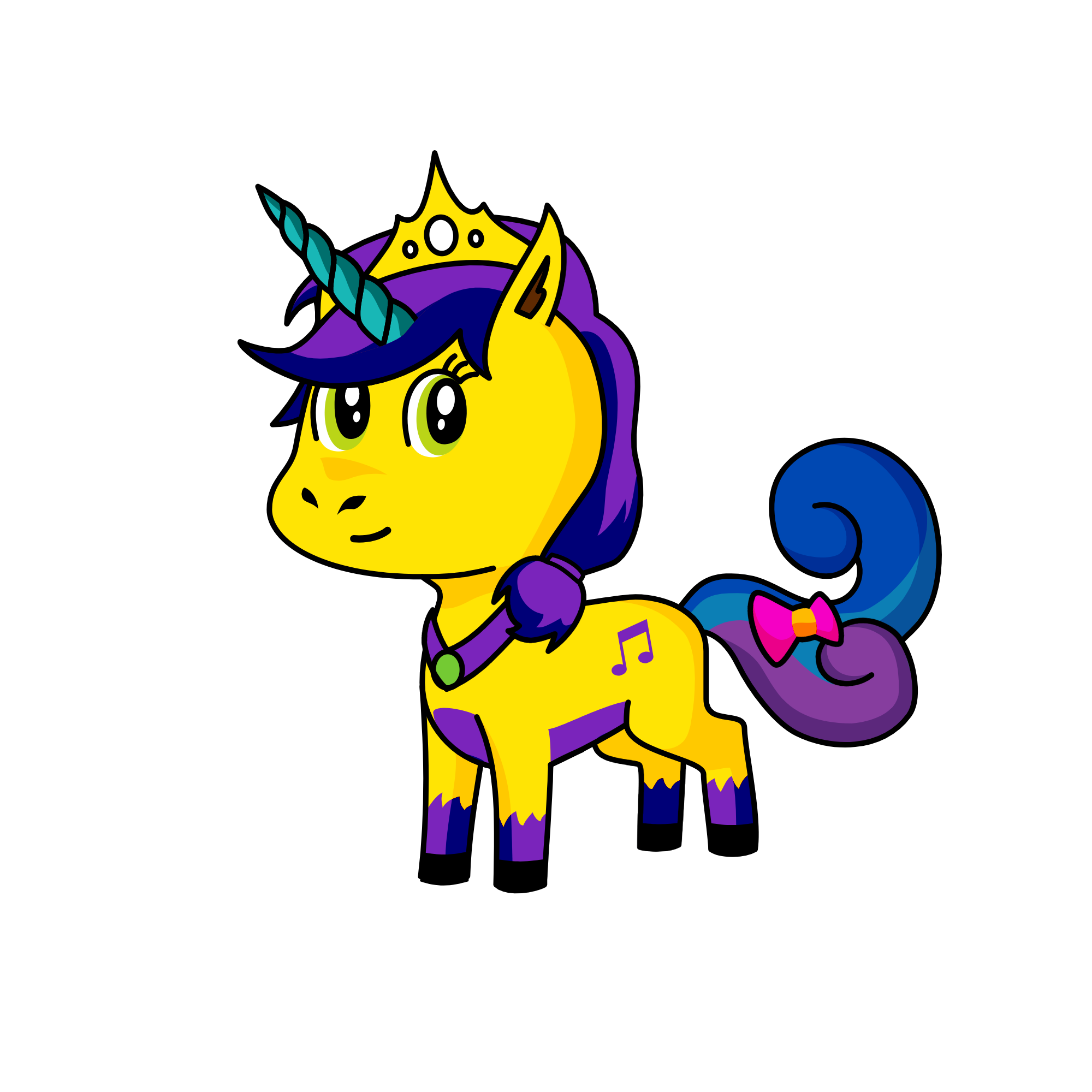 pipp petals, the unicorn