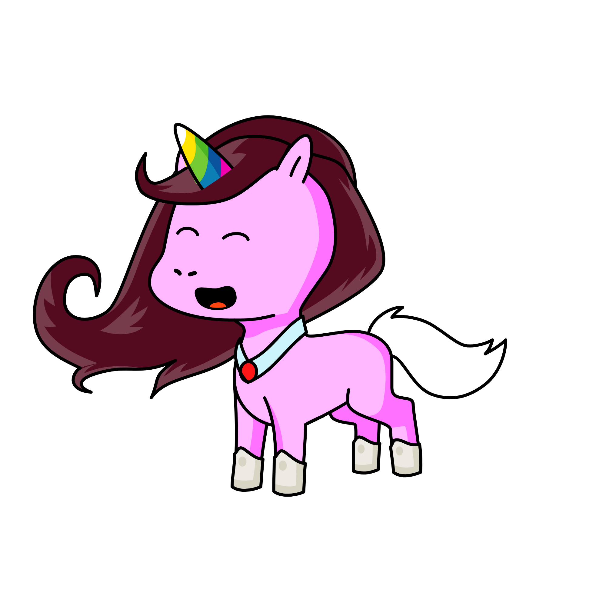 tails, the unicorn