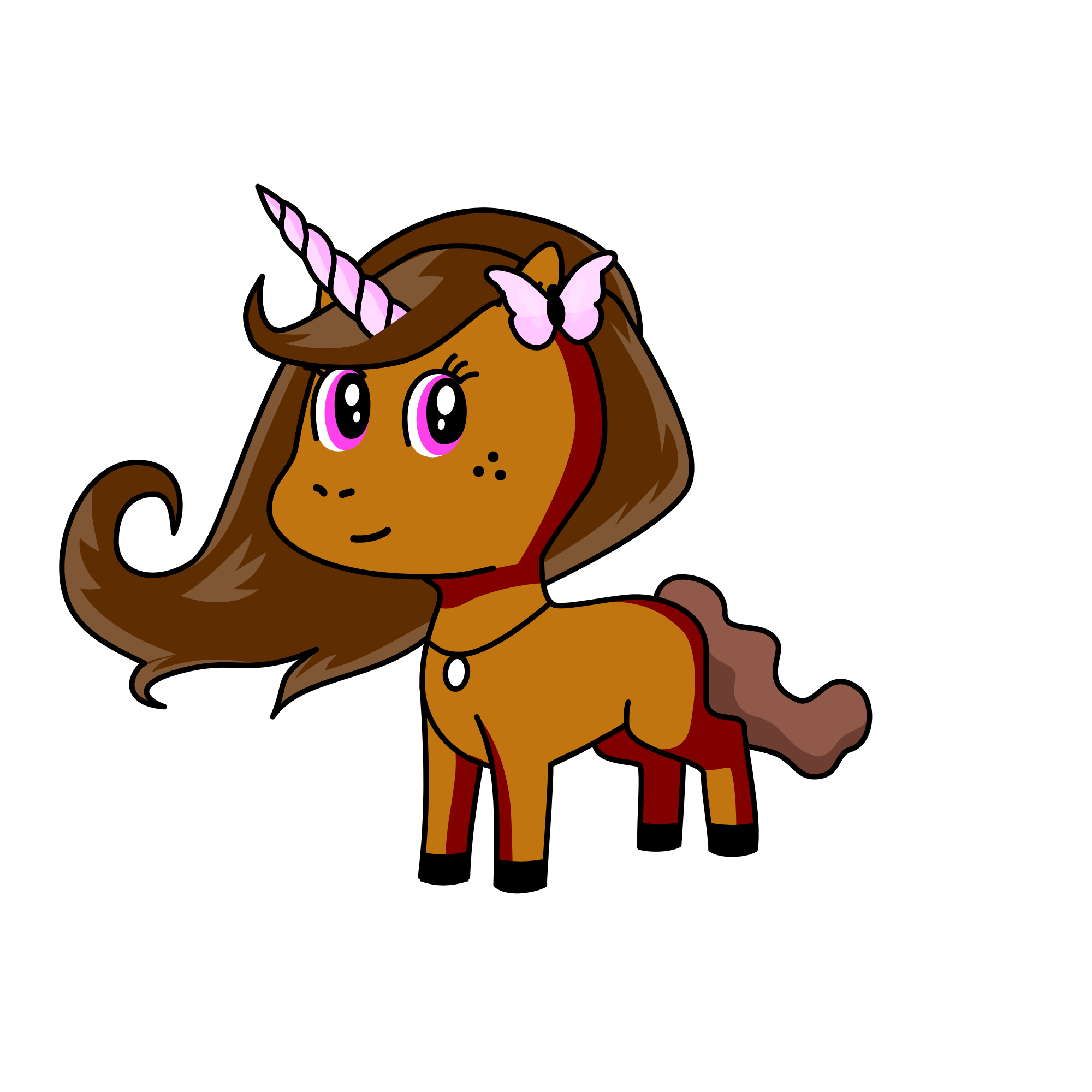 Flutterbye , the unicorn