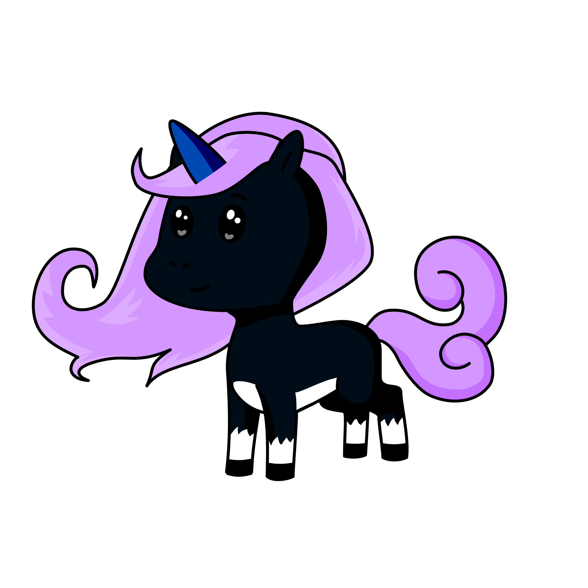 Moon twinkle , the unicorn