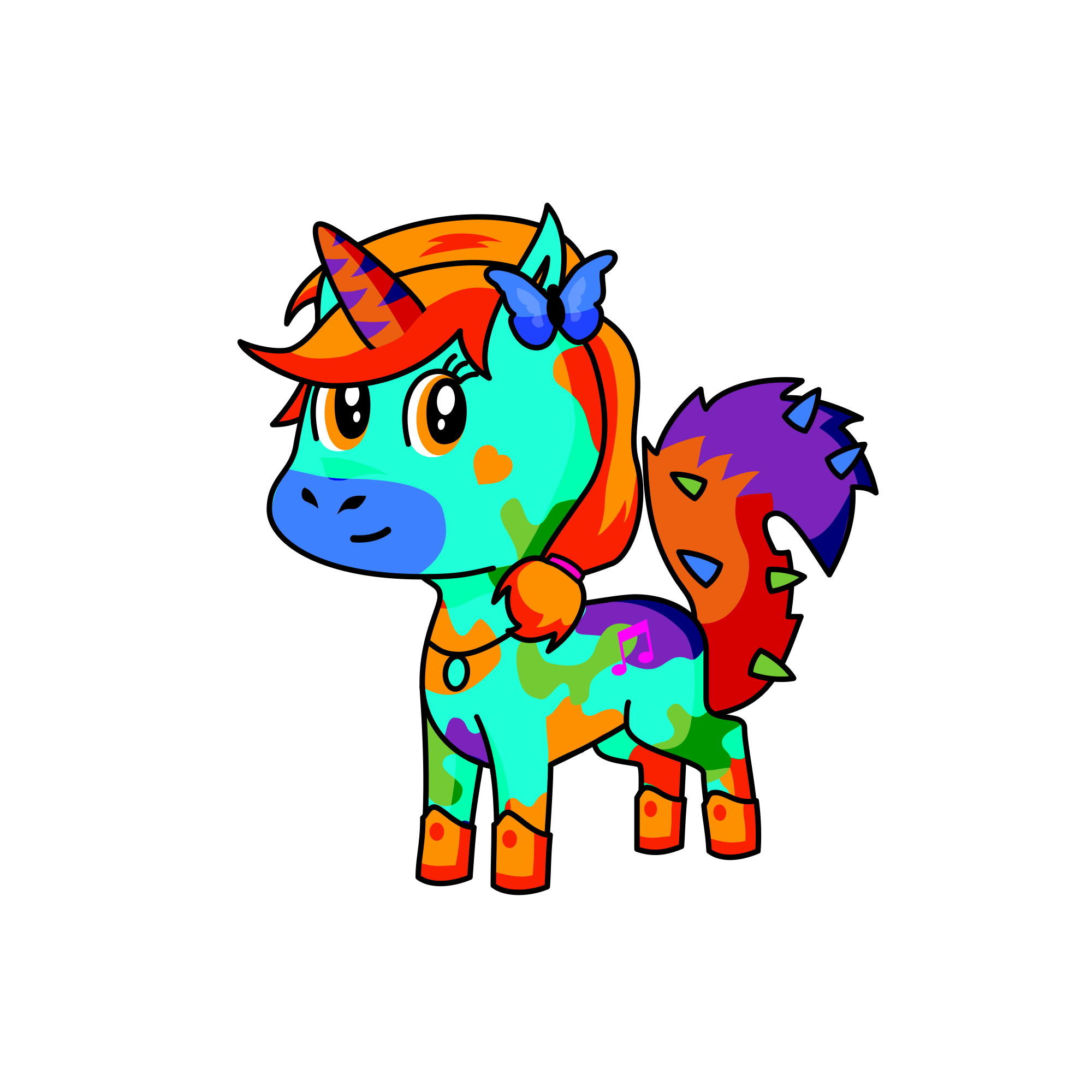 Siplee , the unicorn