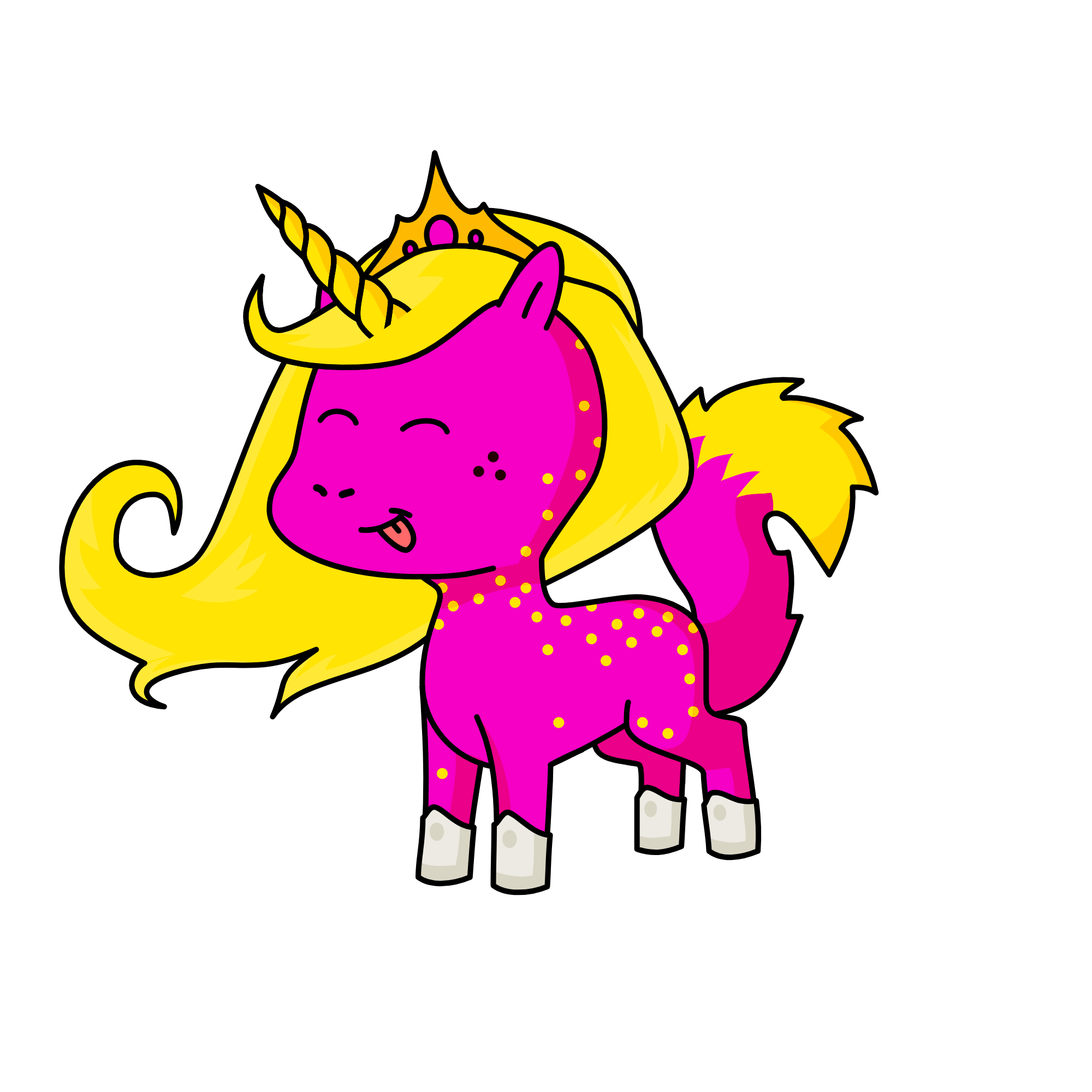 pinky, the unicorn