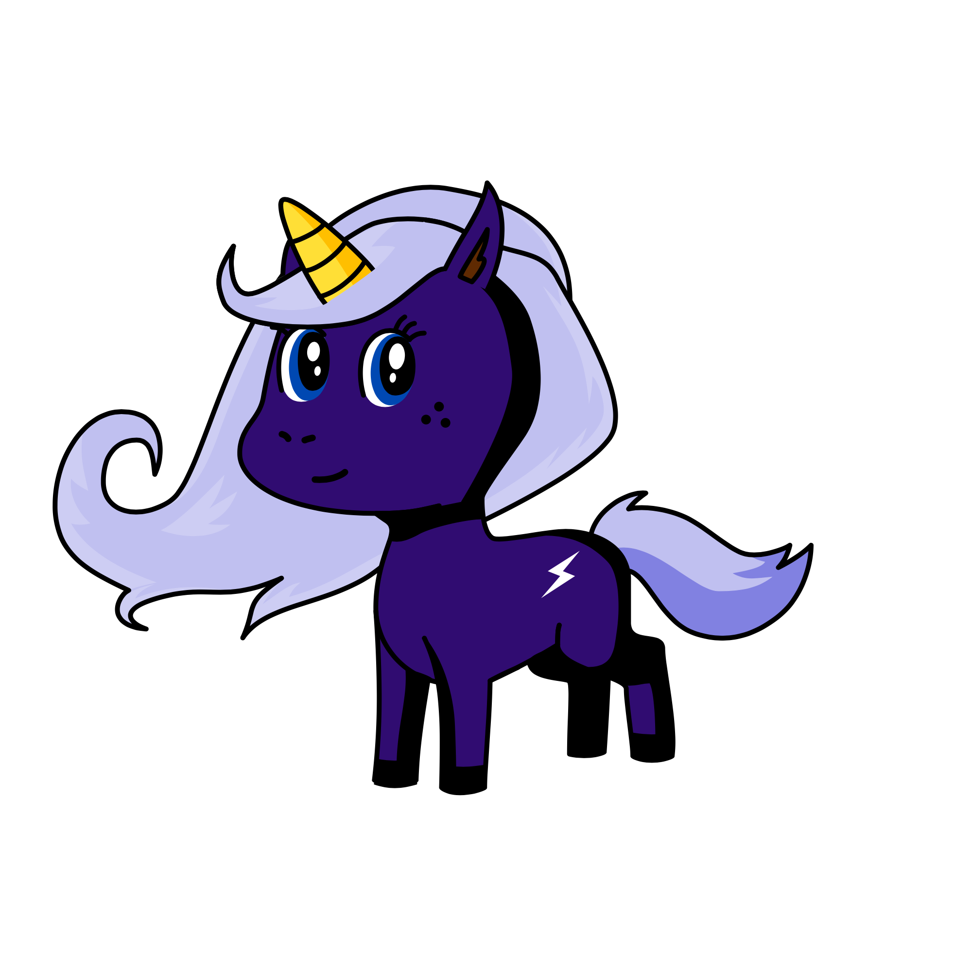 Asterope, the unicorn