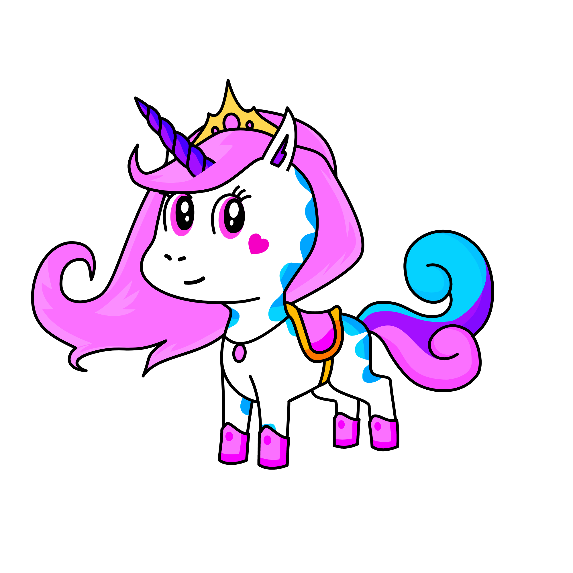 princess, the unicorn
