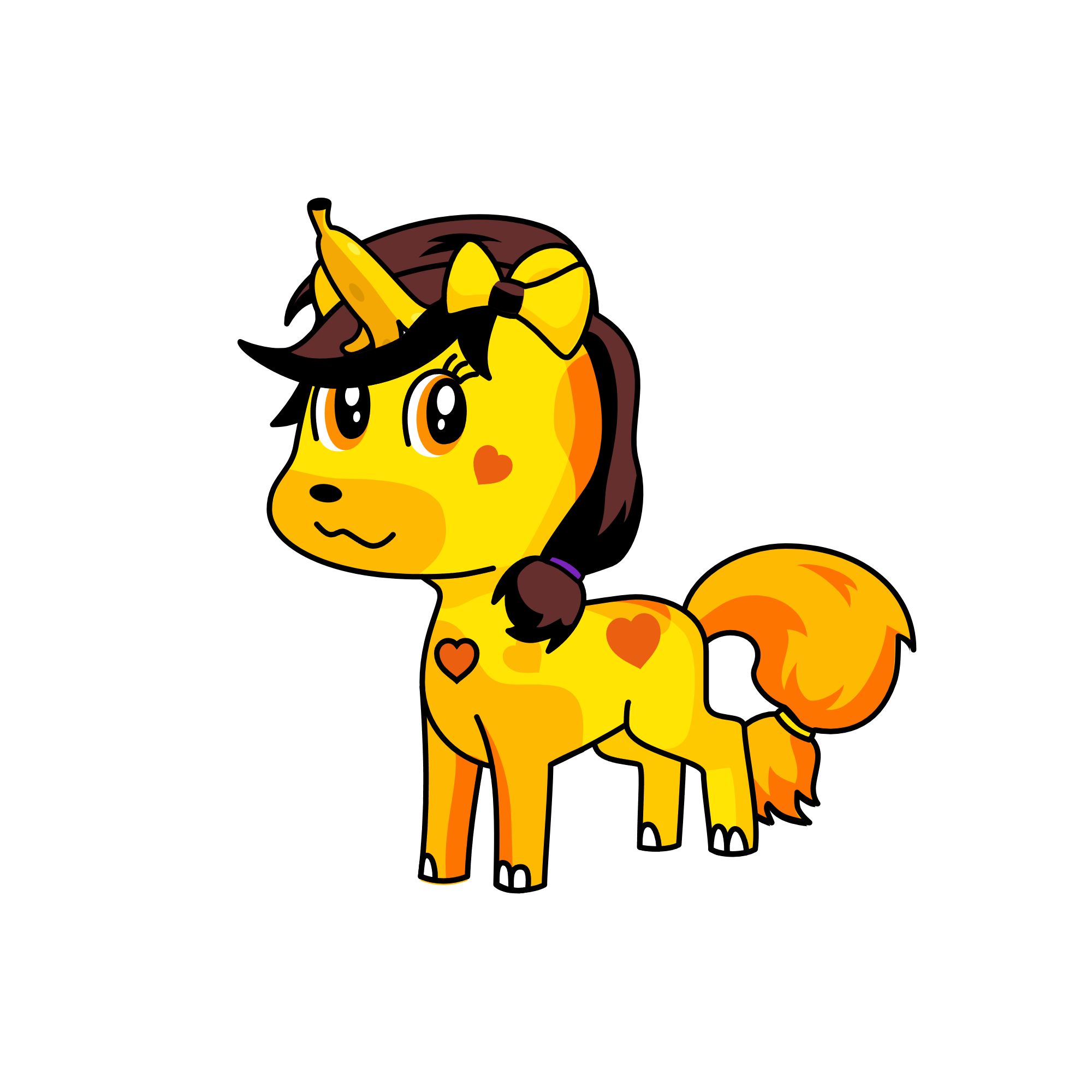 Banana cake, the unicorn