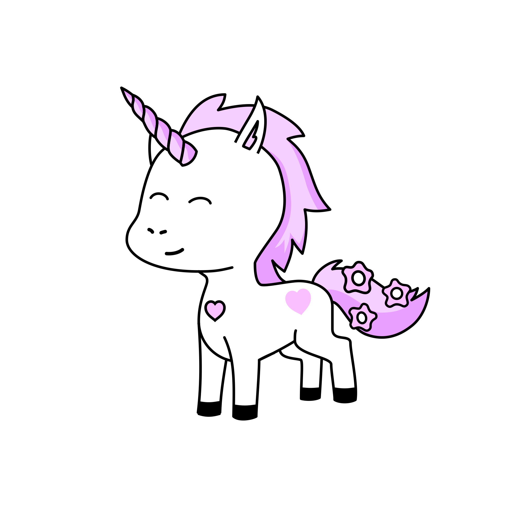 Strawberry, the unicorn