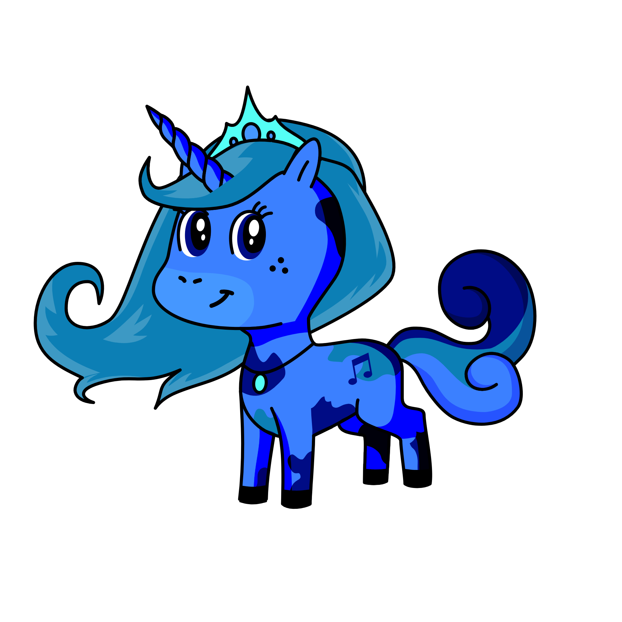 Splash, the unicorn