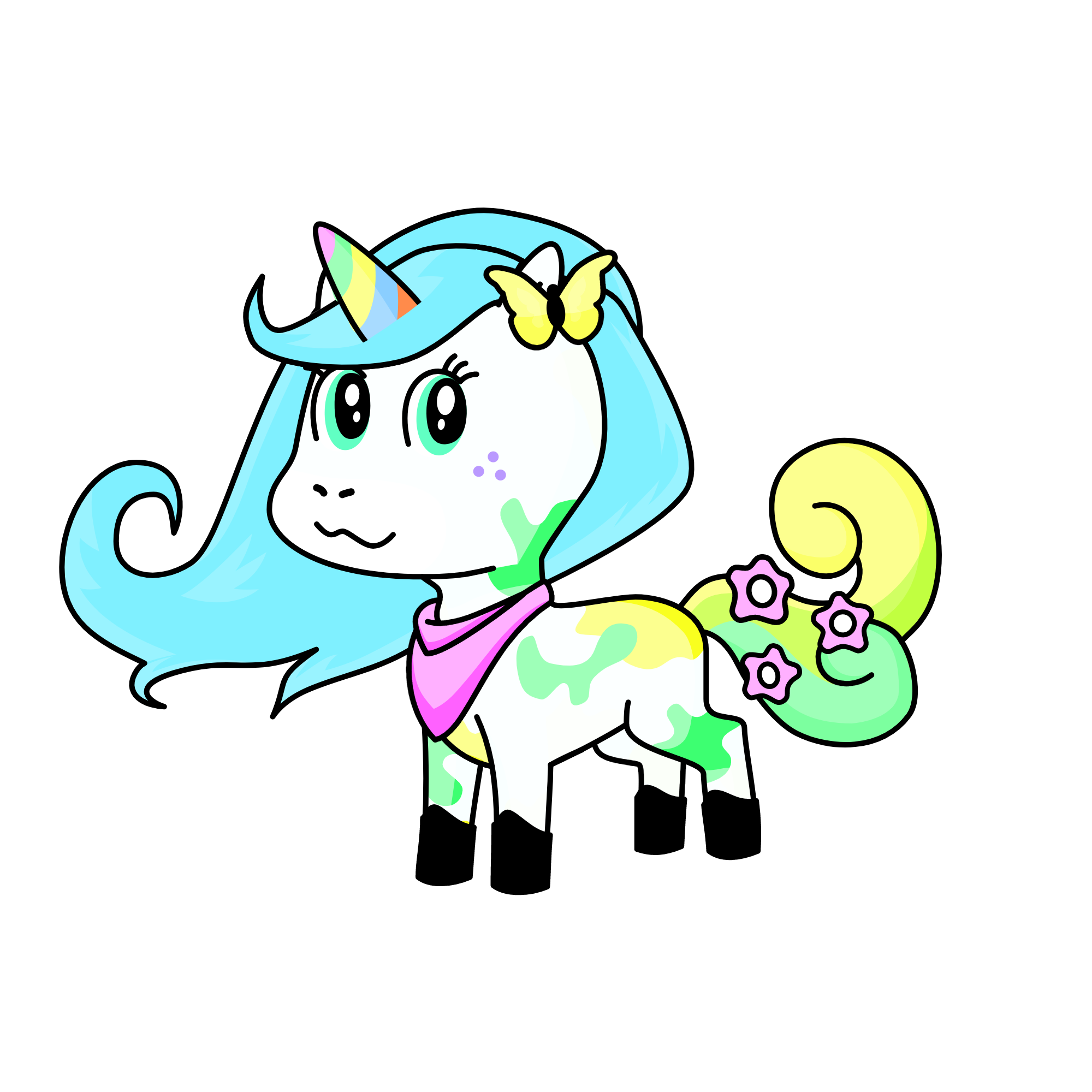 April, the unicorn