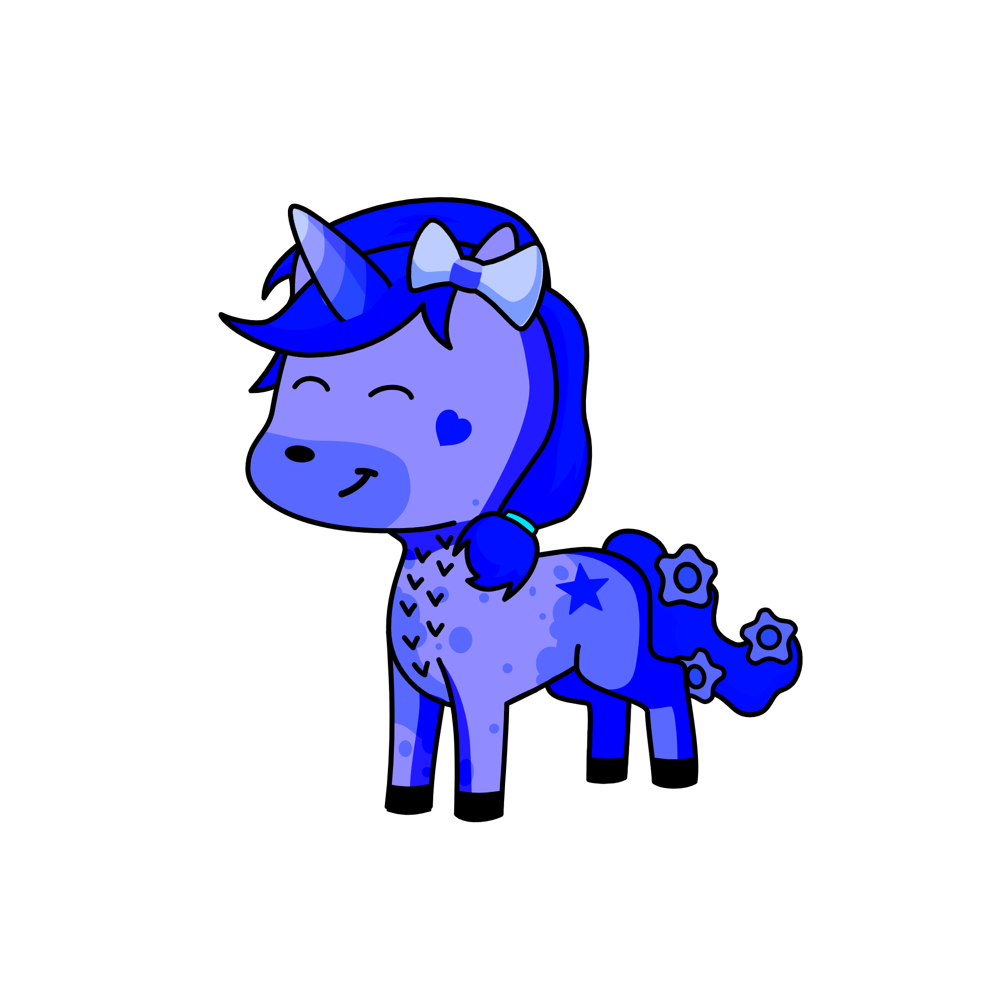blueweeeeeeeeeeee, the unicorn